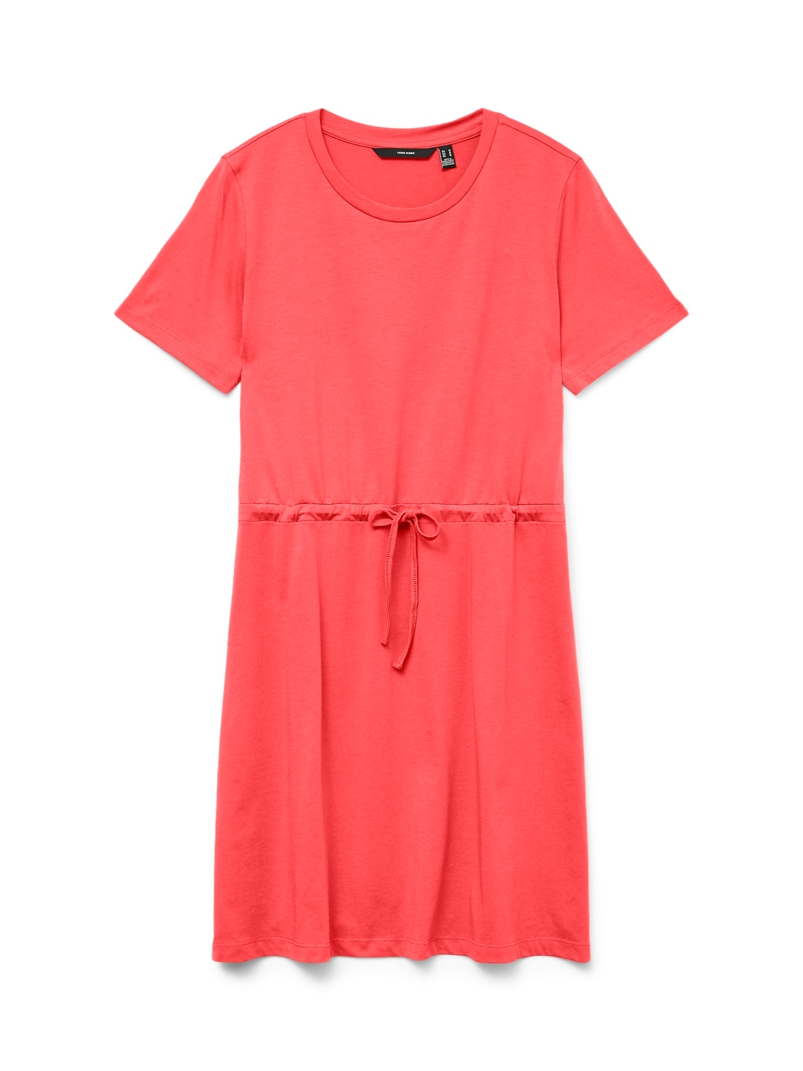 Vero Moda Shirtkleid "VMLUNA SS SHORT STRING DRESS JRS NOOS" Baumwollmischu günstig online kaufen