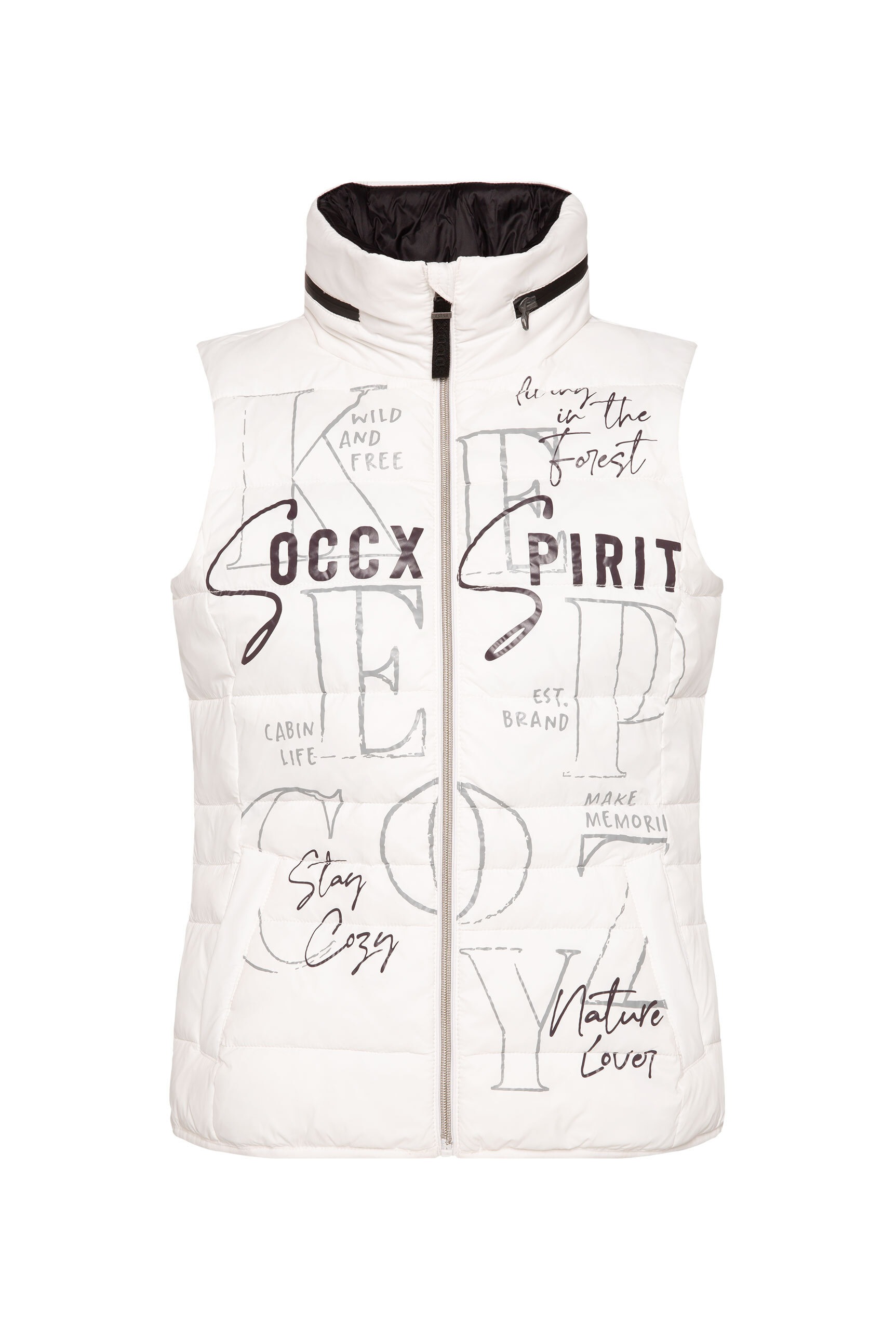 SOCCX Steppweste mit integrierter Kapuze günstig online kaufen