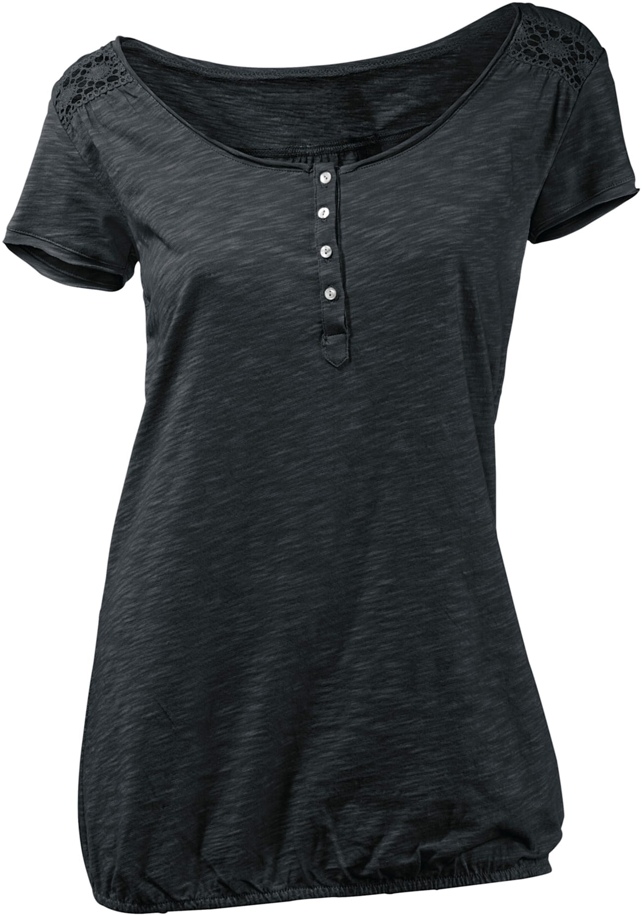 heine Rundhalsshirt »Rundhals-Shirt«, (1 tlg.)
