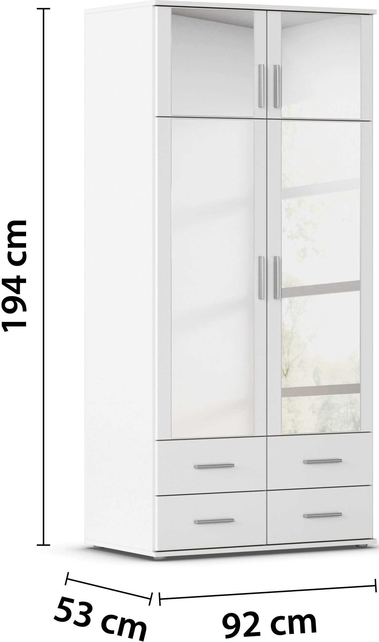 rauch Kleiderschrank »Kemi« mit Spiegel