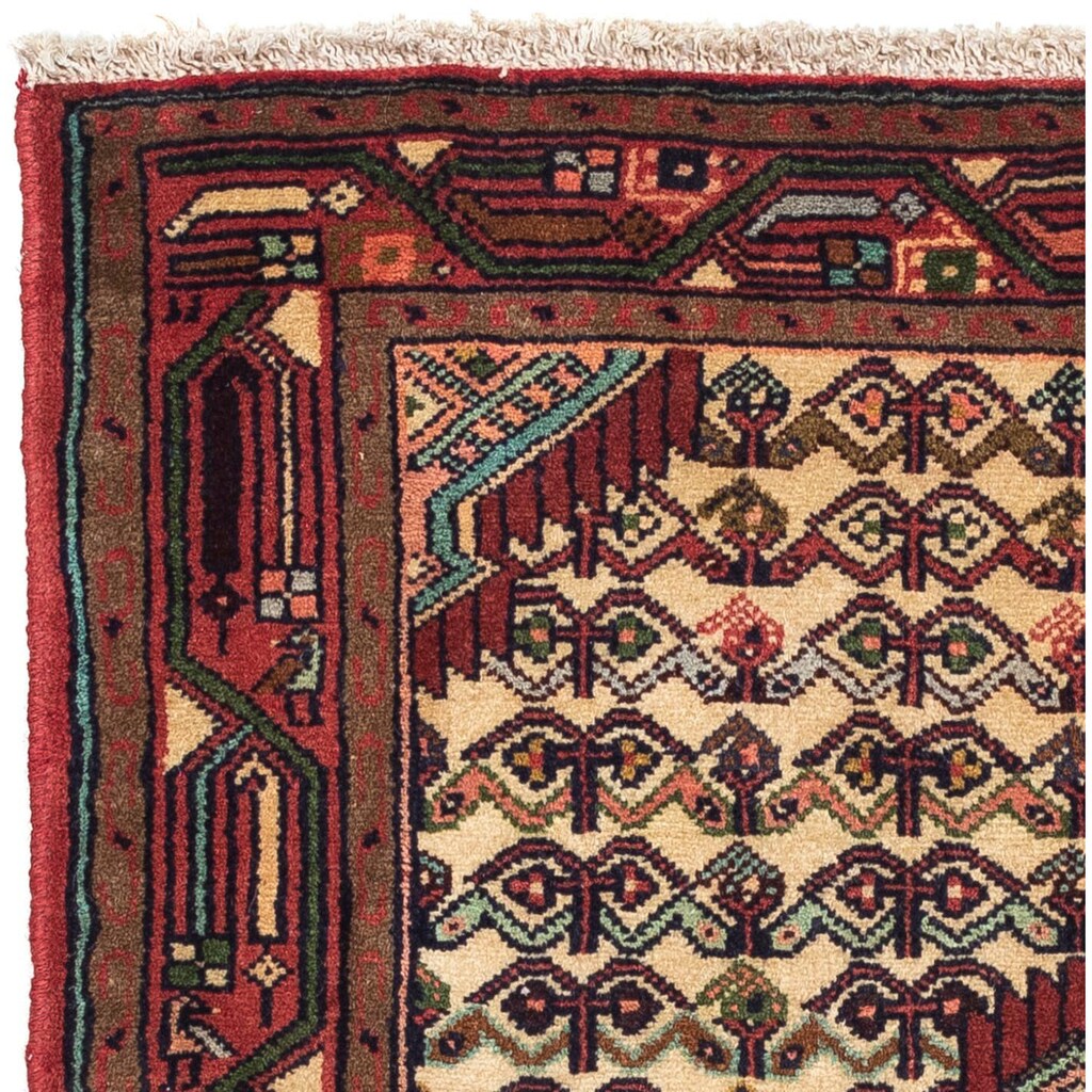 Wohnen Teppiche morgenland Wollteppich »Täbriz - 40 Raj Medaillon Marrone 256 x 248 cm«, rechteckig, 0,8 mm Höhe, Unikat mit Zer