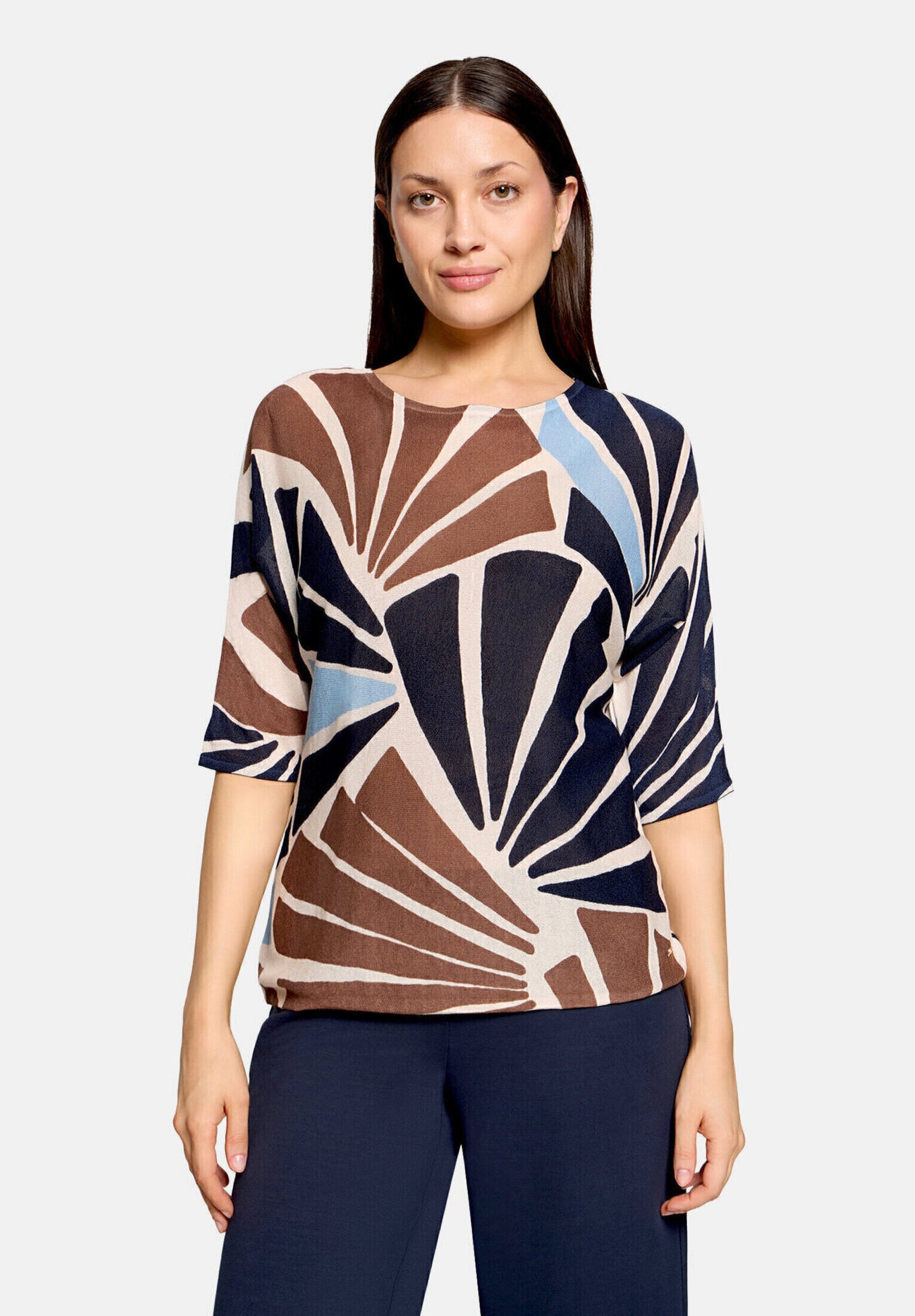 Betty&Co Strickpullover »Damen mit Print« 1 Druck