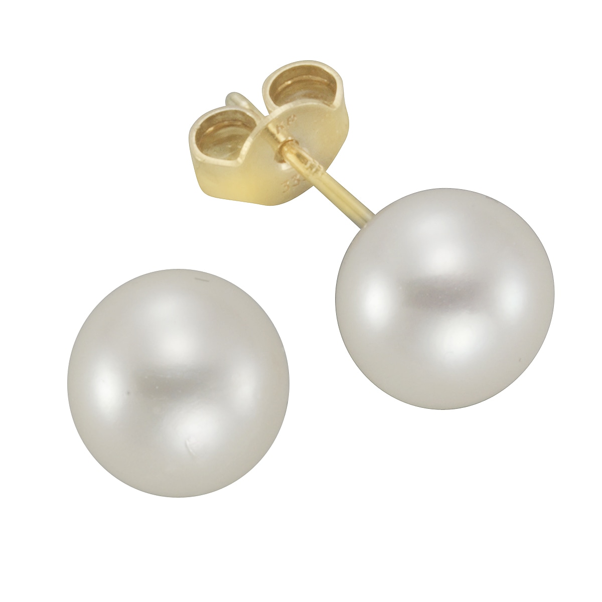 Vivance Paar Ohrstecker »333 Gold Perlen weiß 7-7,5mm«