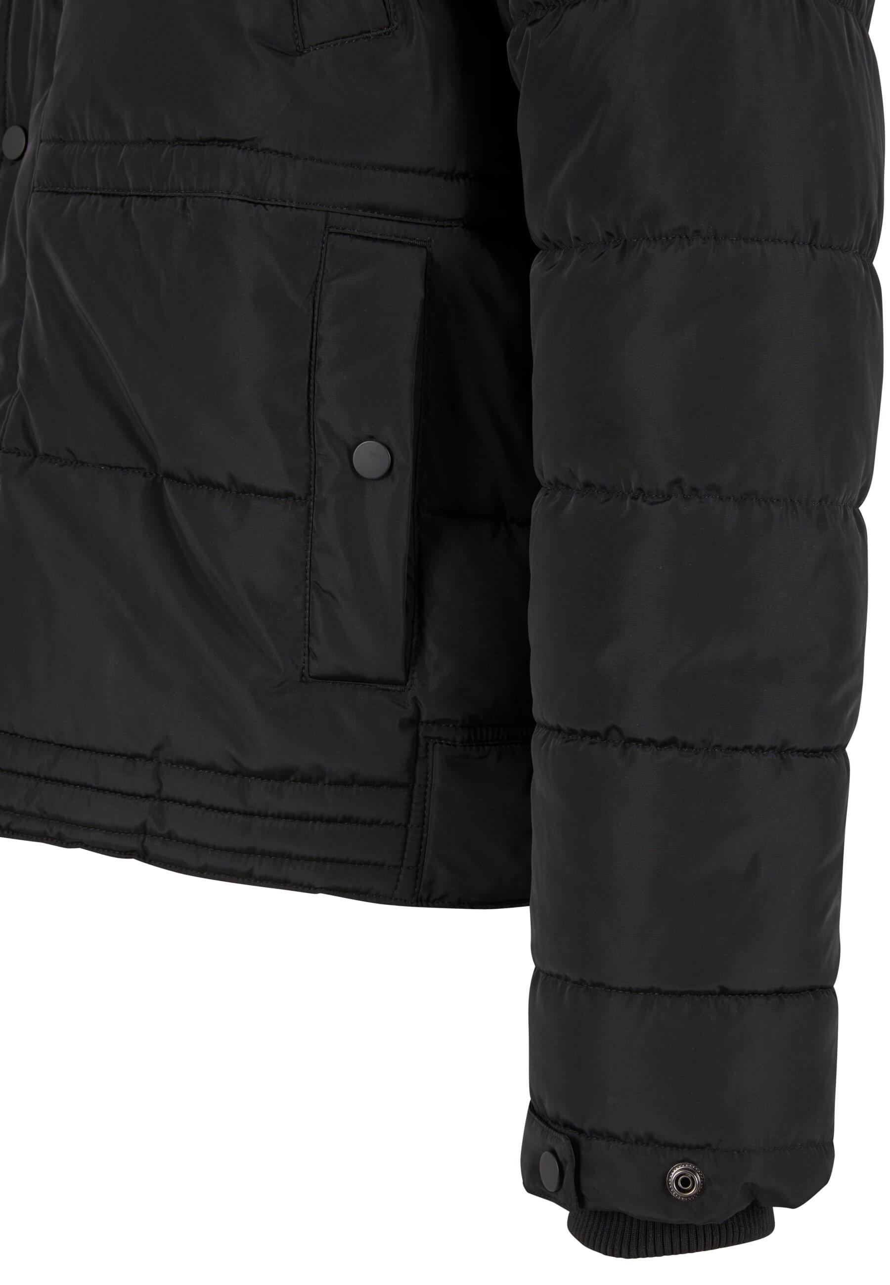 URBAN CLASSICS Winterjacke »Urban Classics Puffer Jacket With Detachable Fur Collar«, (1 St.), ohne Kapuze