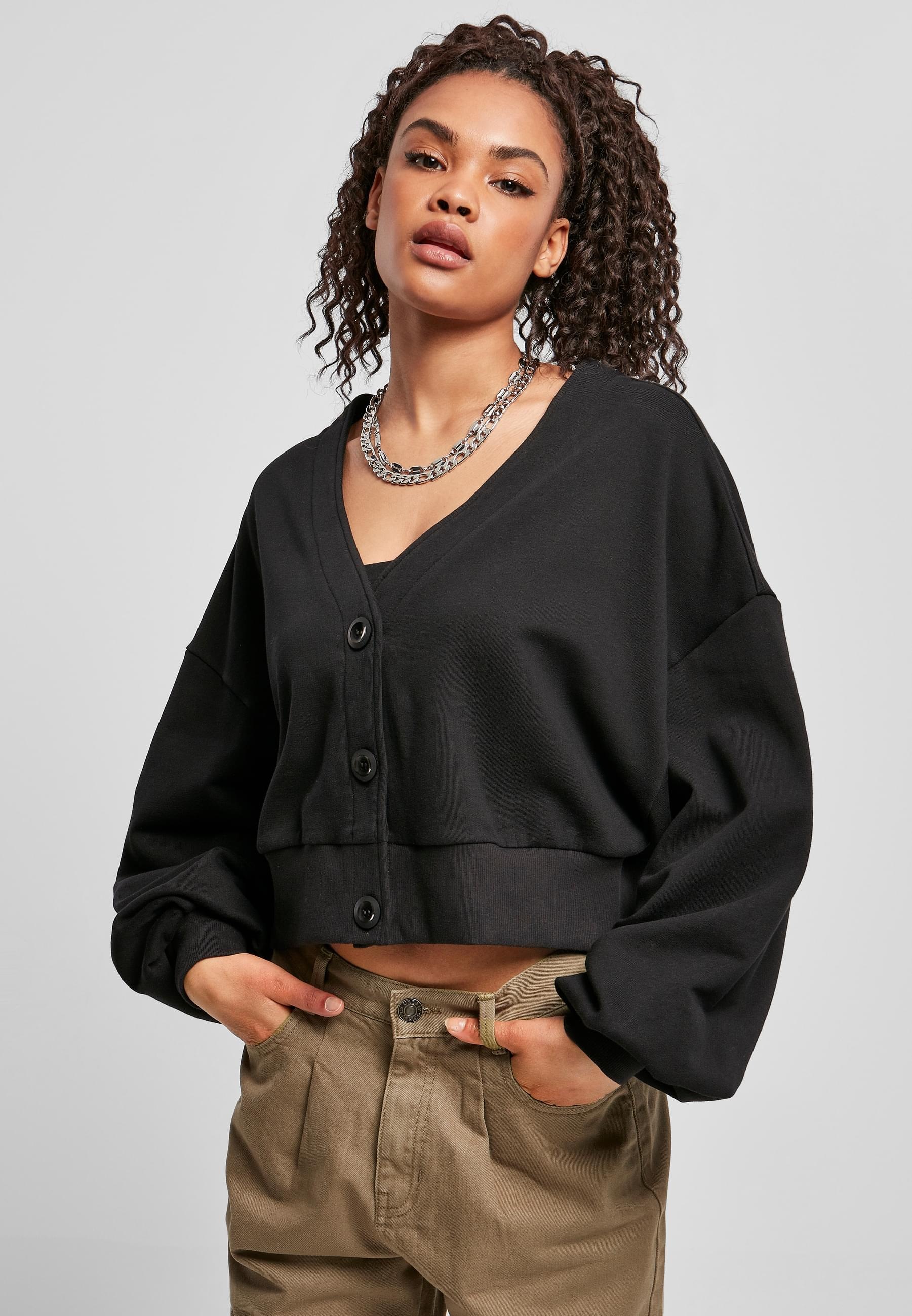 URBAN CLASSICS Sweatjacke »Urban Classics Damen«
