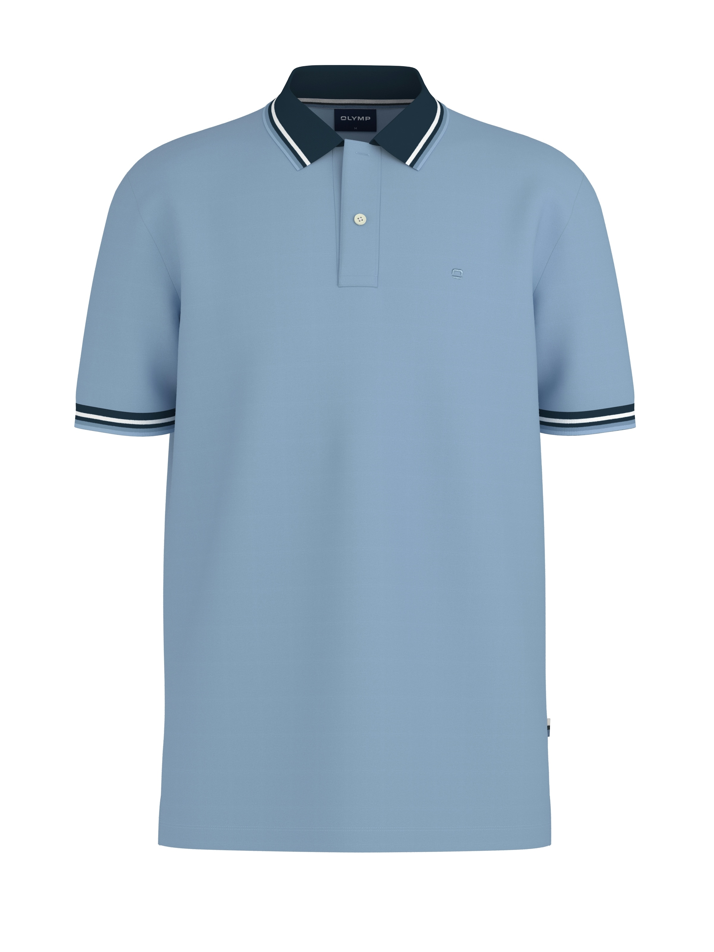 OLYMP Poloshirt »Casual« farbliche Kontrast-Details