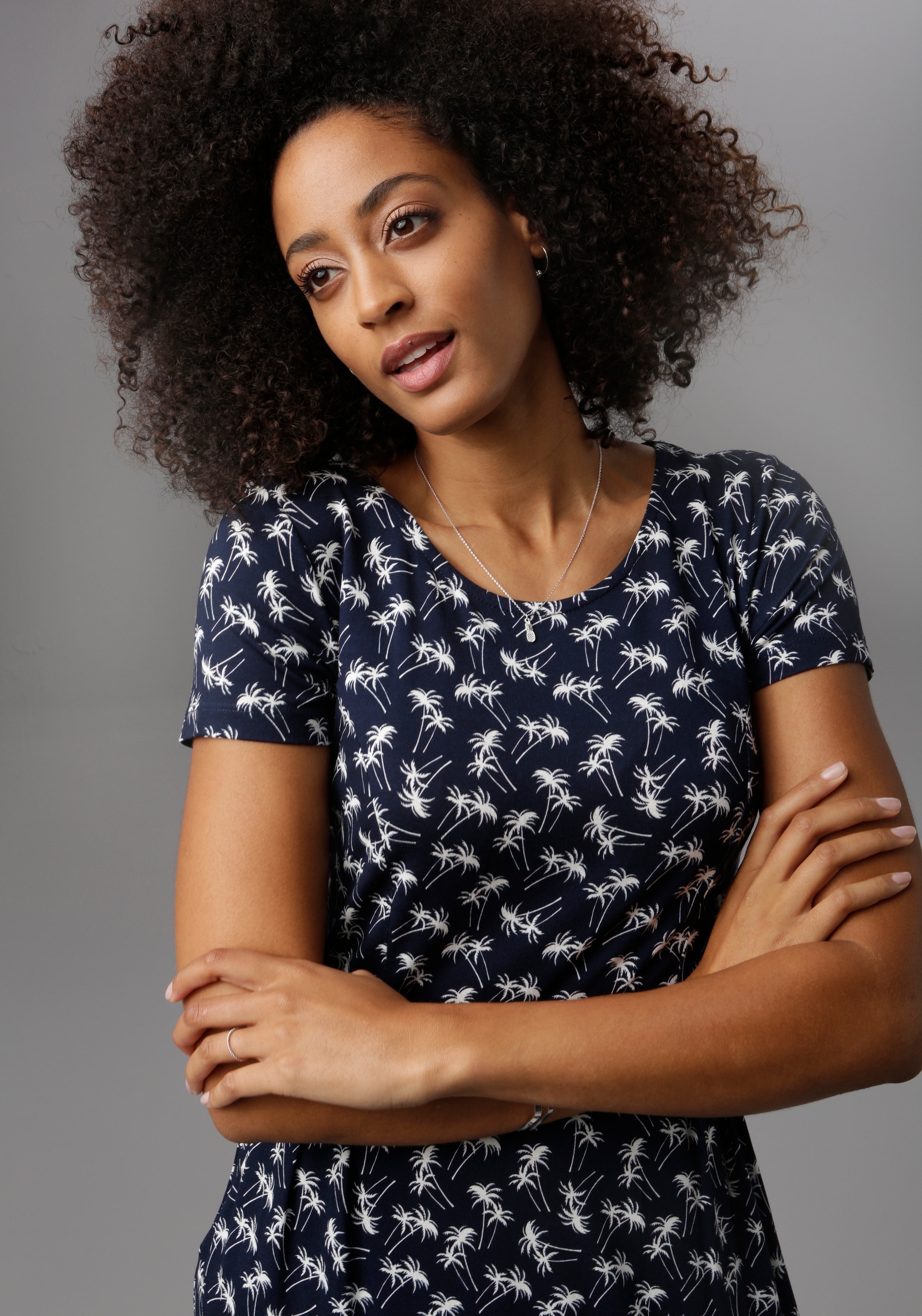 Aniston SELECTED Sommerkleid Eingrifftaschen mit Eingrifftaschen günstig online kaufen