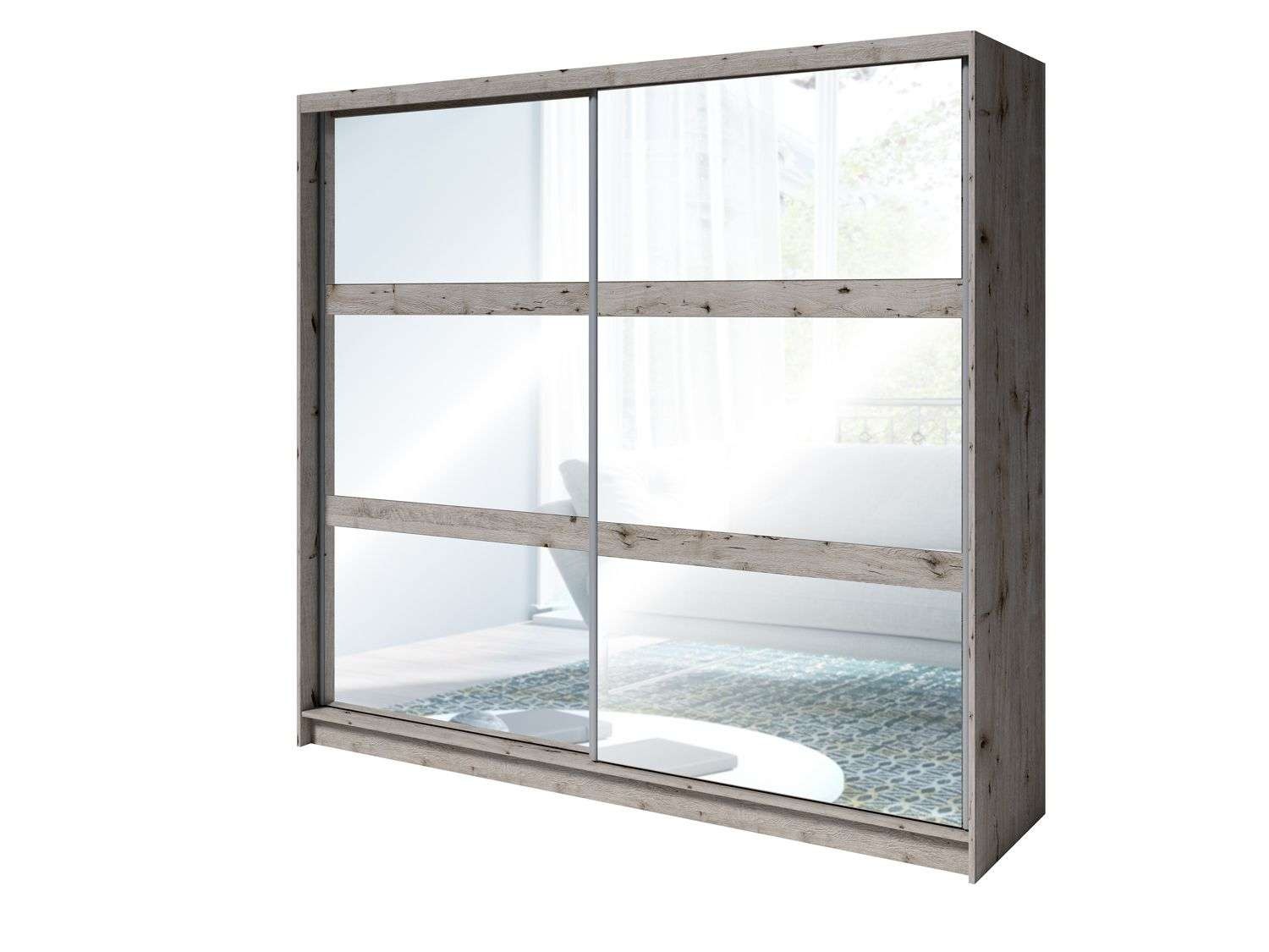 Home affaire Kleiderschrank "PRESSAC mit viel Stauraum, 10 Fächer, 2 Kleide günstig online kaufen