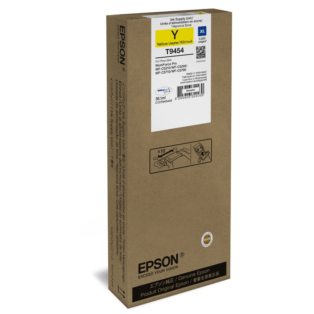 Epson Tintenpatrone »WF-C5xxx Series, T9454, Ink Cartridge XL Yellow«