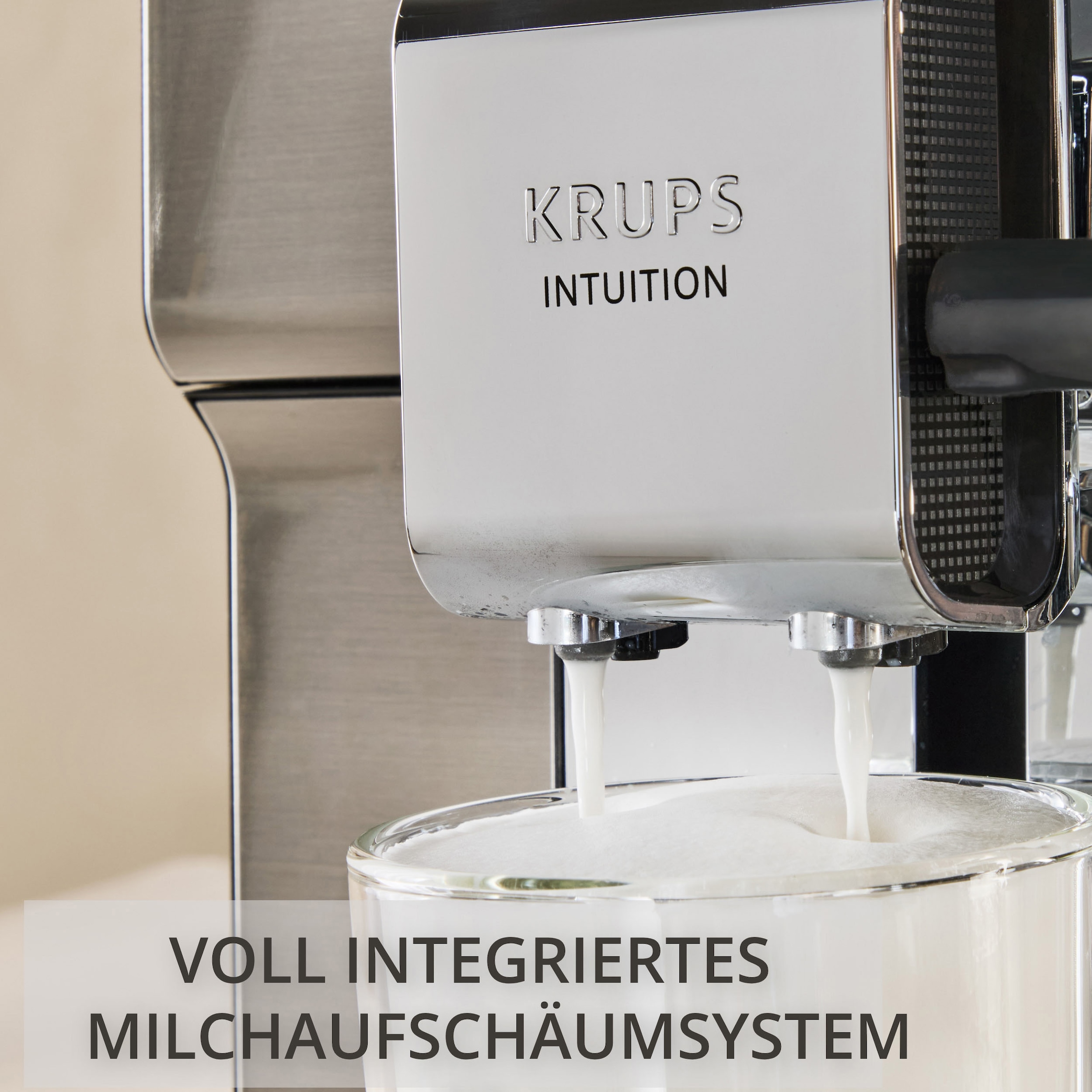 Krups Kaffeevollautomat »EA879E Intuition Experience Hot&Cold« 30 automatische Getränke, Touchscreen, Cold Brew, Milchsystem