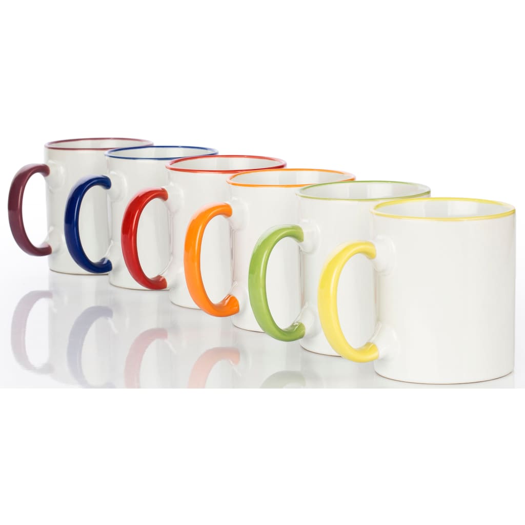 Retsch Arzberg Becher »RAINBOW«, (Set, 6 tlg., 6teilig)