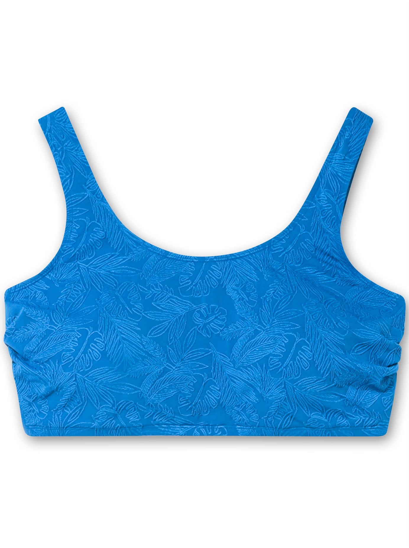 Sheego Bustier Bikini Top Blue Size 48 2