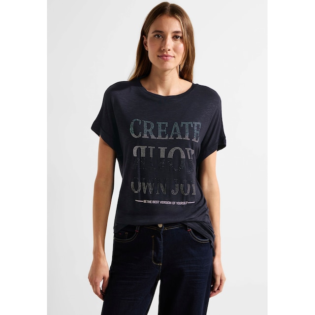 Cecil T-Shirt, mit Dekosteinen für kaufen | BAUR