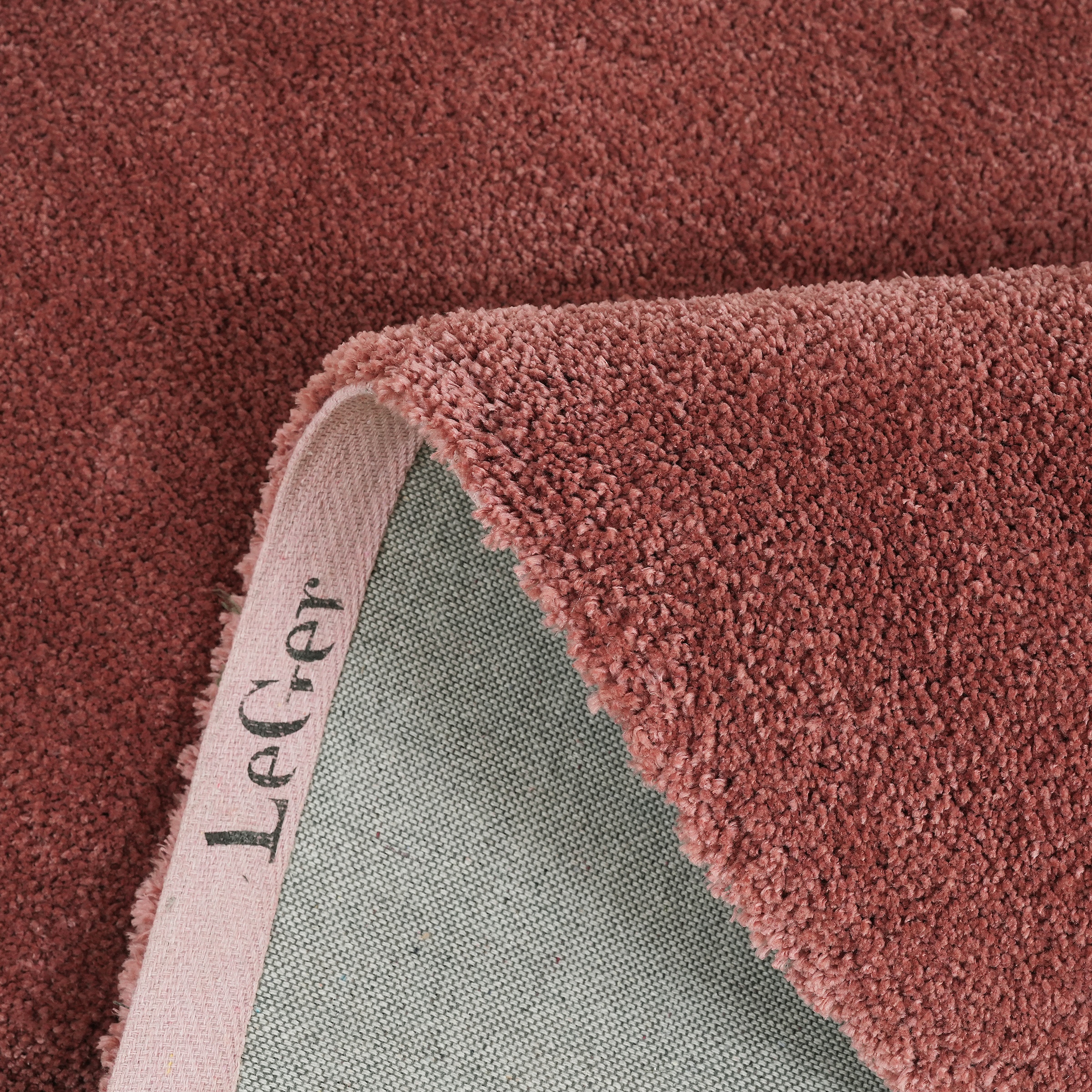 LeGer Home by Lena Gercke Hochflor-Teppich »Halrum, einfarbig, besondere Form, modern« U-förmig 25 mm Höhe organische Form, bean shape, kuschelig, Wohnzimmer, Schlafzimmer