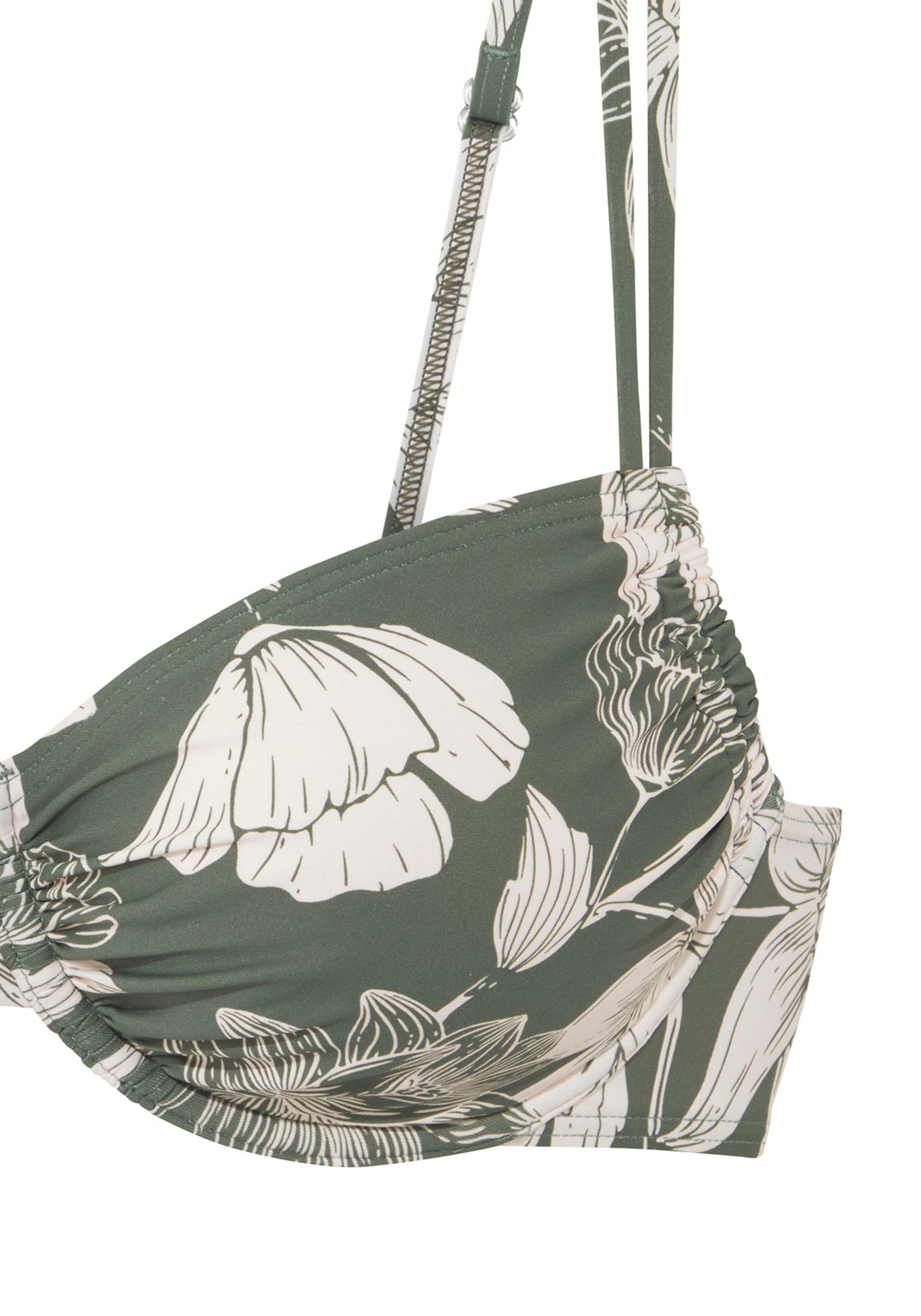 Thumbnail - s.Oliver Bügel-Bikini-Top "Lady" mit floralem Design