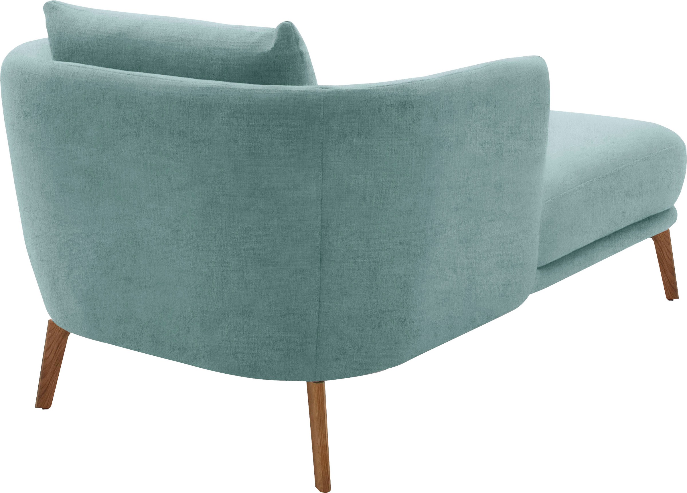 SCHÖNER WOHNEN-Kollektion Chaiselongue »Pearl - 5 Jahre Hersteller-Garantie, auch in Bouclé. Füße Massivholz«, Loveseat und Loungesessel, Maße (B/H/T): 101/71/161 cm