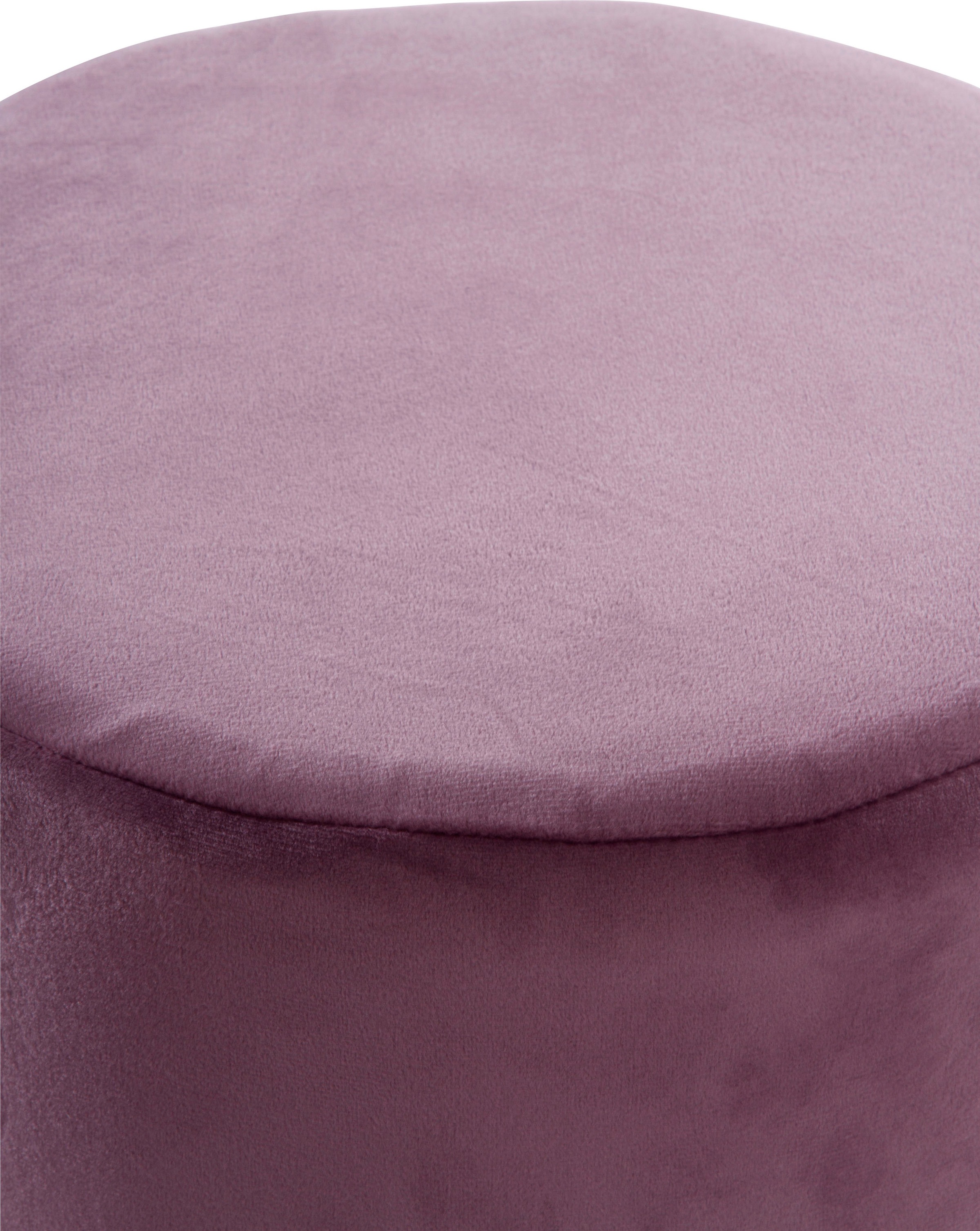 my Flair Hocker, mit 4 Füßen in natur/rose