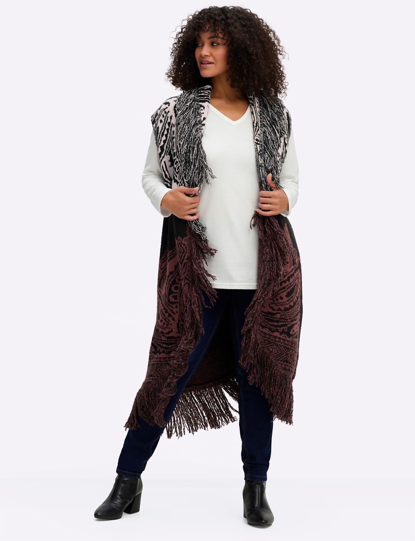sheego by Joe Browns Fransenweste günstig online kaufen