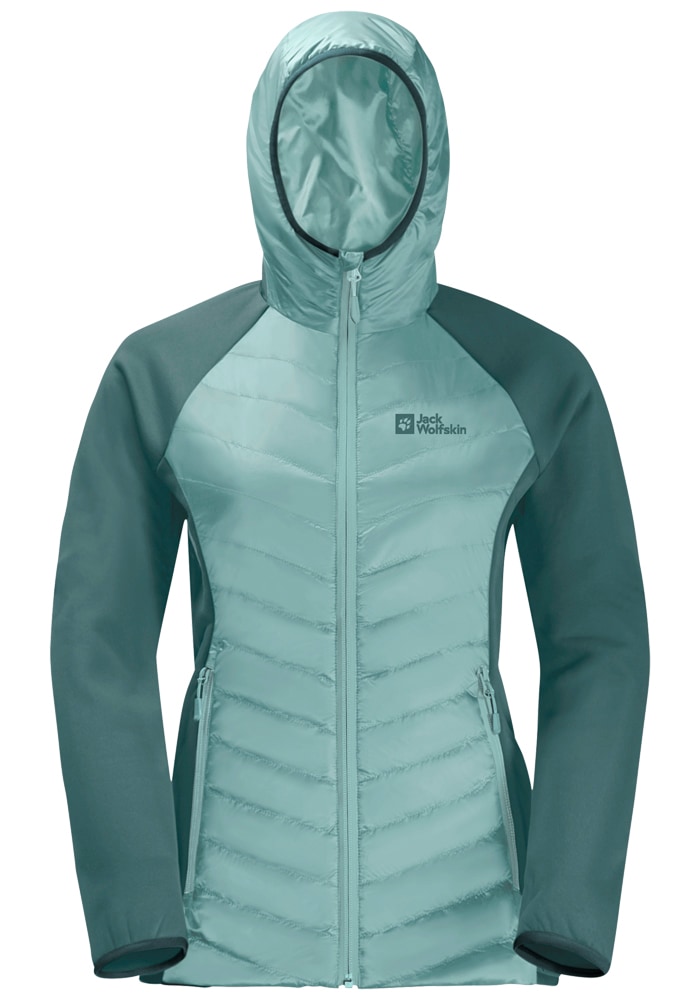 Jack Wolfskin Hybridjacke »ROUTEBURN PRO HYBRID W«, mit Kapuze