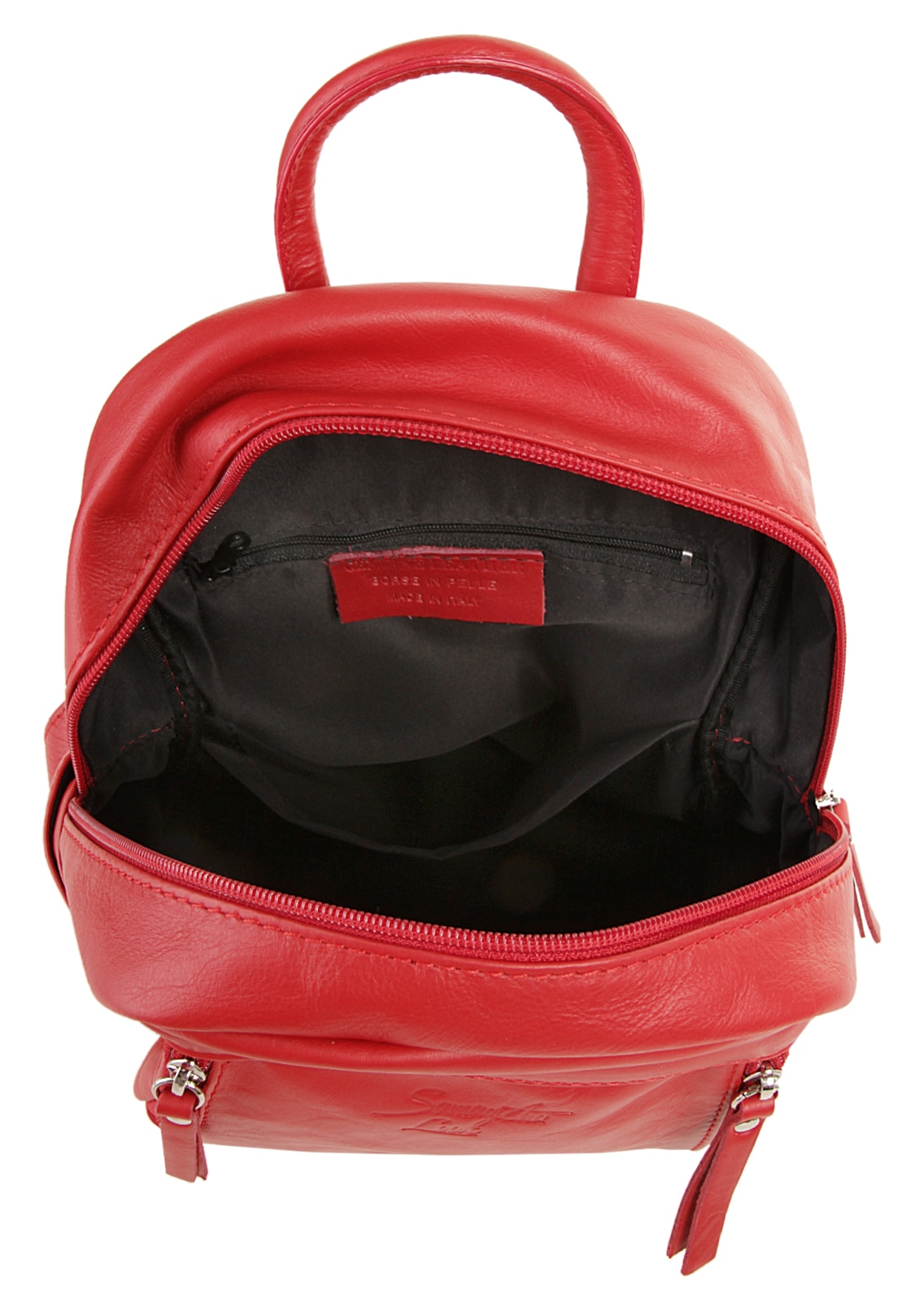 Samantha Look Cityrucksack, echt Leder, Made in Italy