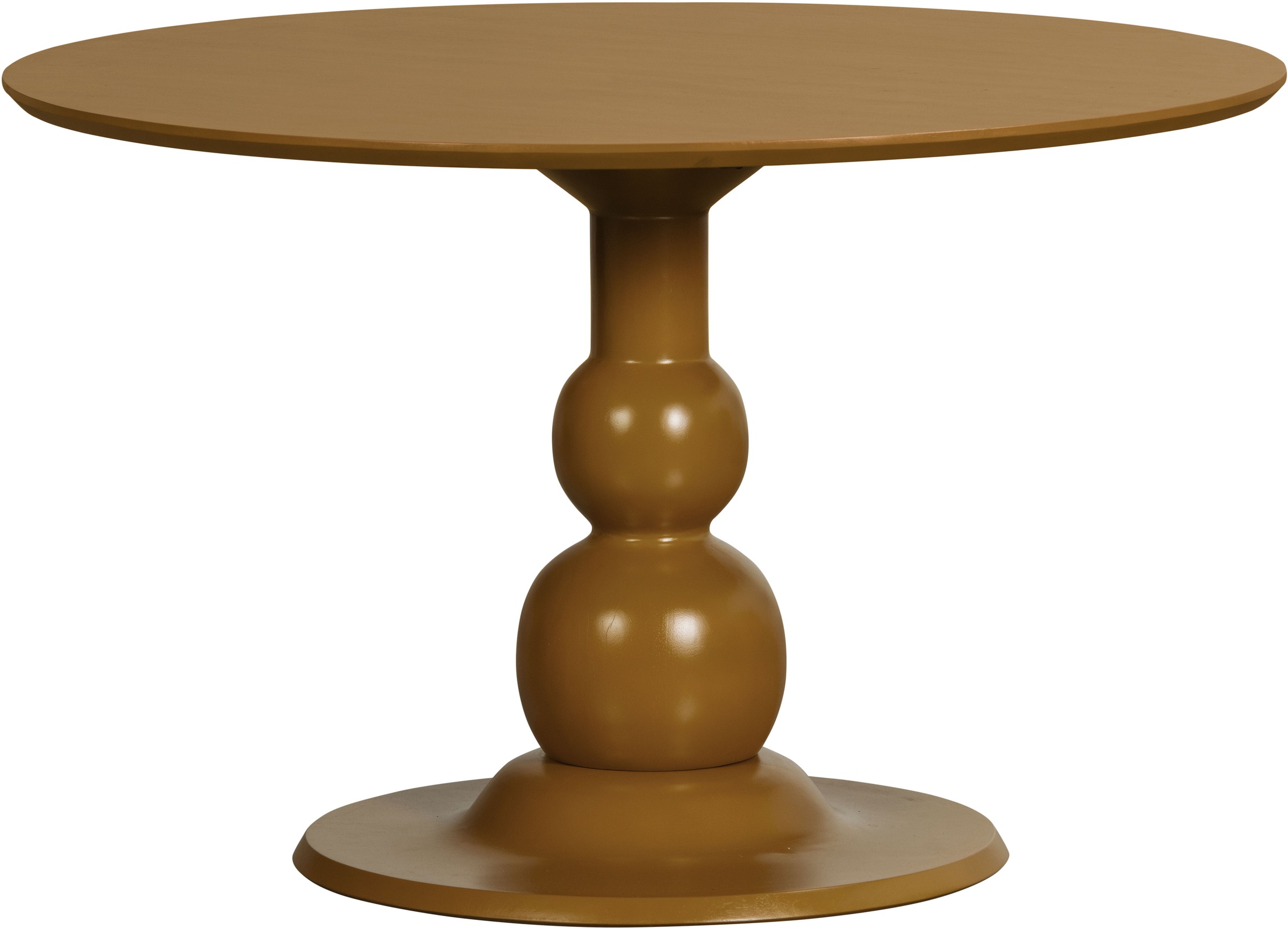 Esstisch WOOOD, B:120cm H:75cm T:120cmgelb, honiggelb, gelb, Wohnzimmer, Tische, "WOOOD Blanco Esstisch Ø120 Cm"