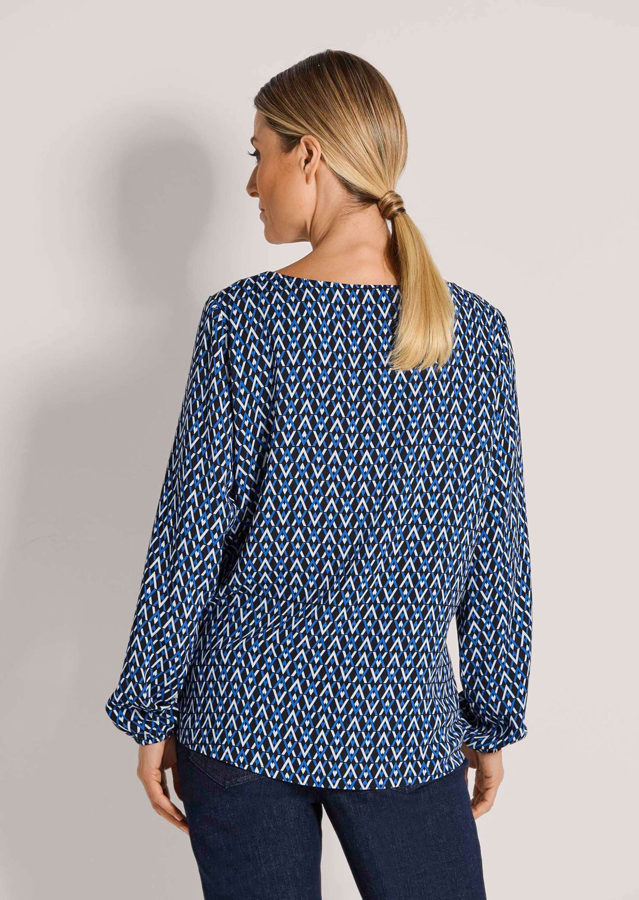 MADELEINE Schlupfbluse »Blusenshirt Viskosebluse mit grafischem Muster«