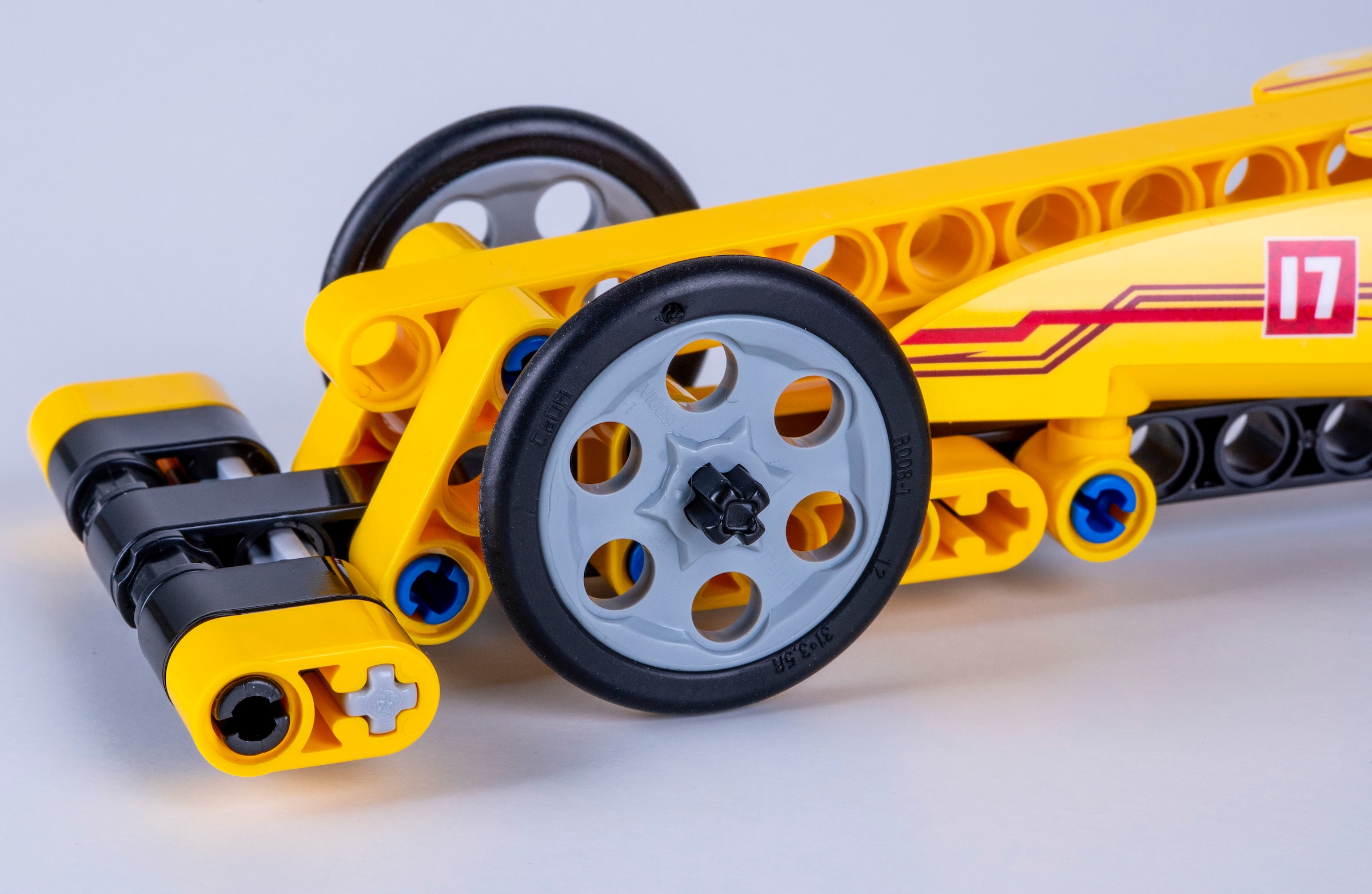 Jamara Konstruktions-Spielset »CaDA, Drag Racing gelb Bricks«, (151 St.)
