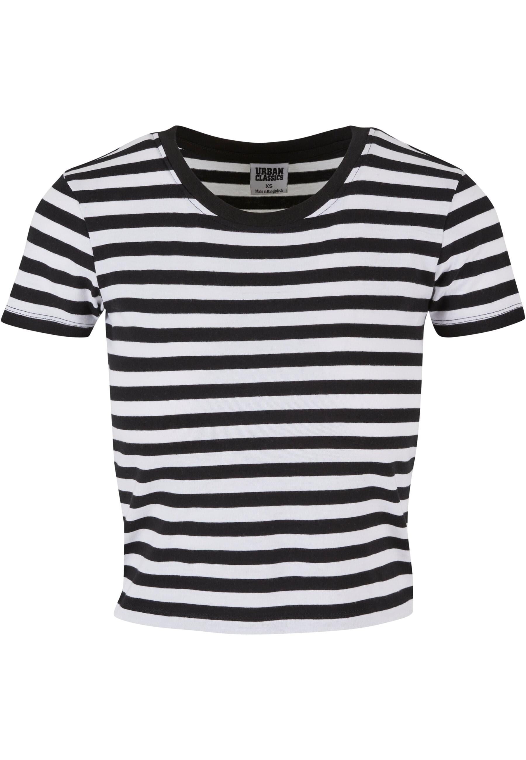 URBAN CLASSICS T-Shirt »Urban Classics Damen Ladies Short Striped Tee«