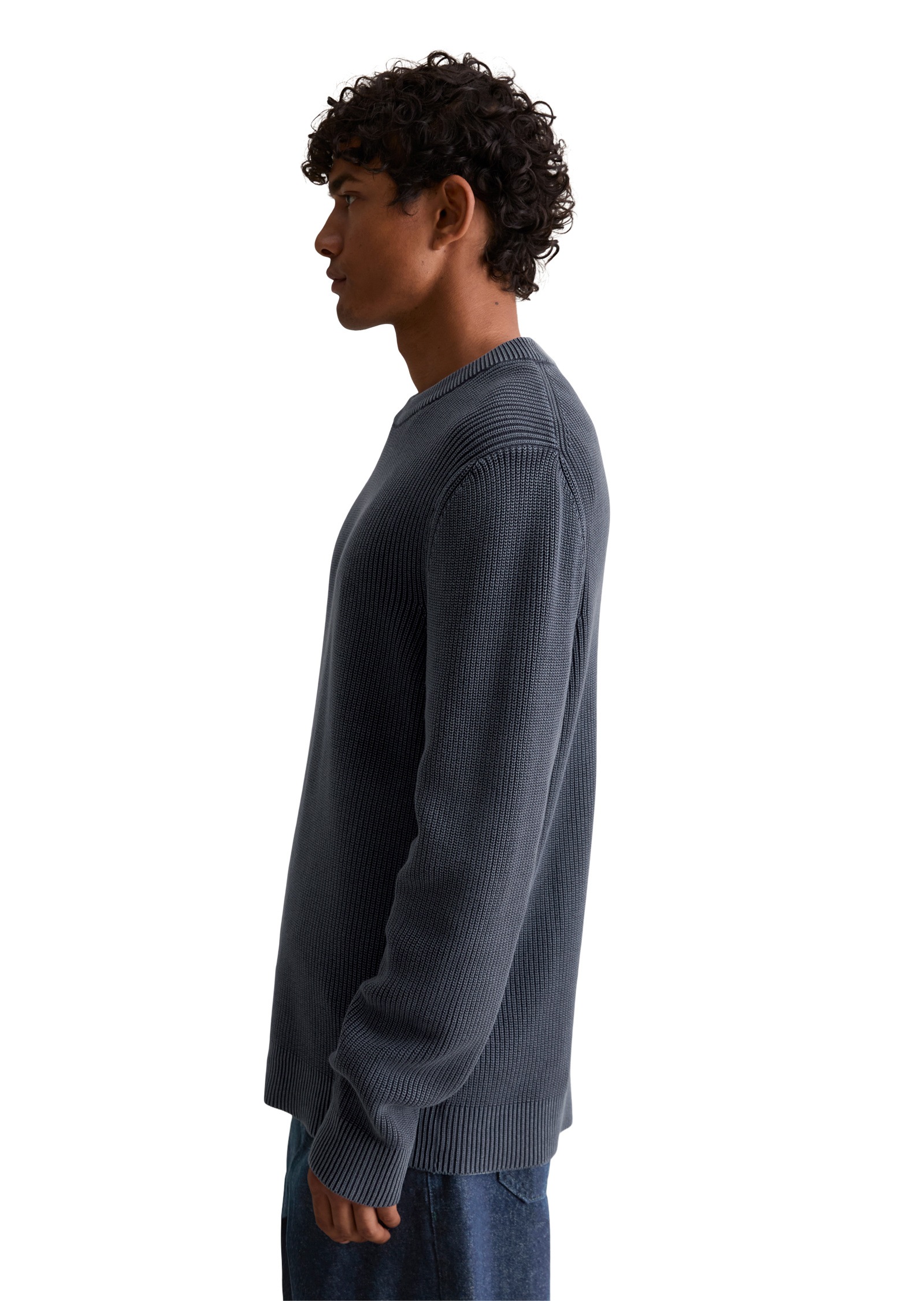 Marc OPolo DENIM Rundhalspullover "mit speziellem Farbeffekt" günstig online kaufen