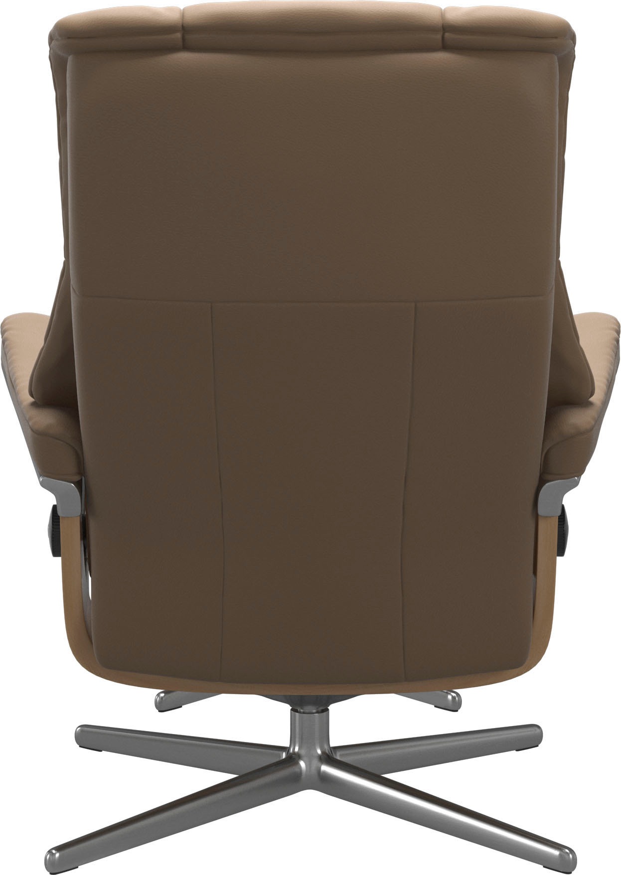 Thumbnail - Stressless Fußhocker "Mayfair" mit Cross Base, Größe S, M & L, Holzakzent Eiche