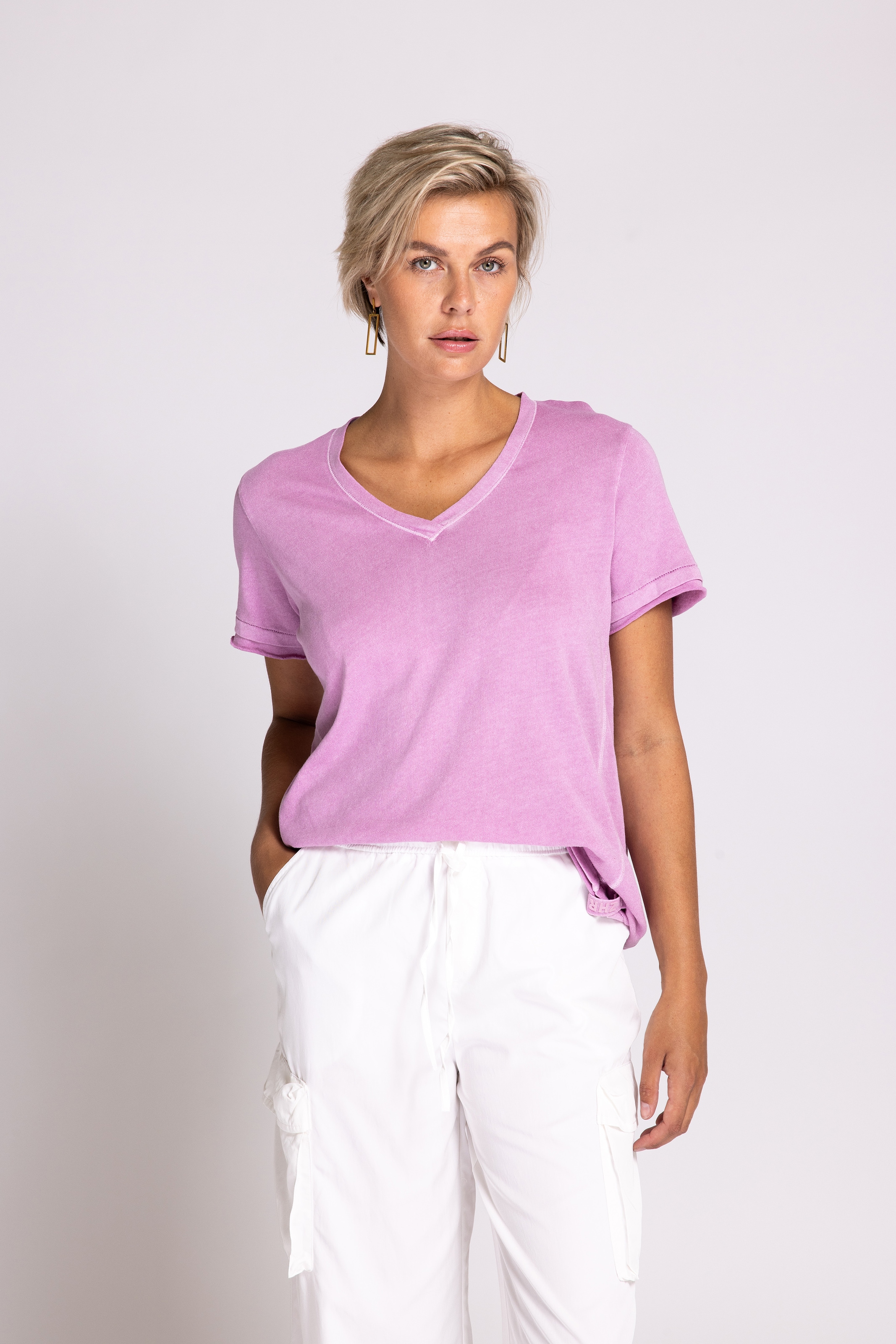 Zhrill T-Shirt "ZHSVANA" in Doppellayer-Optik günstig online kaufen