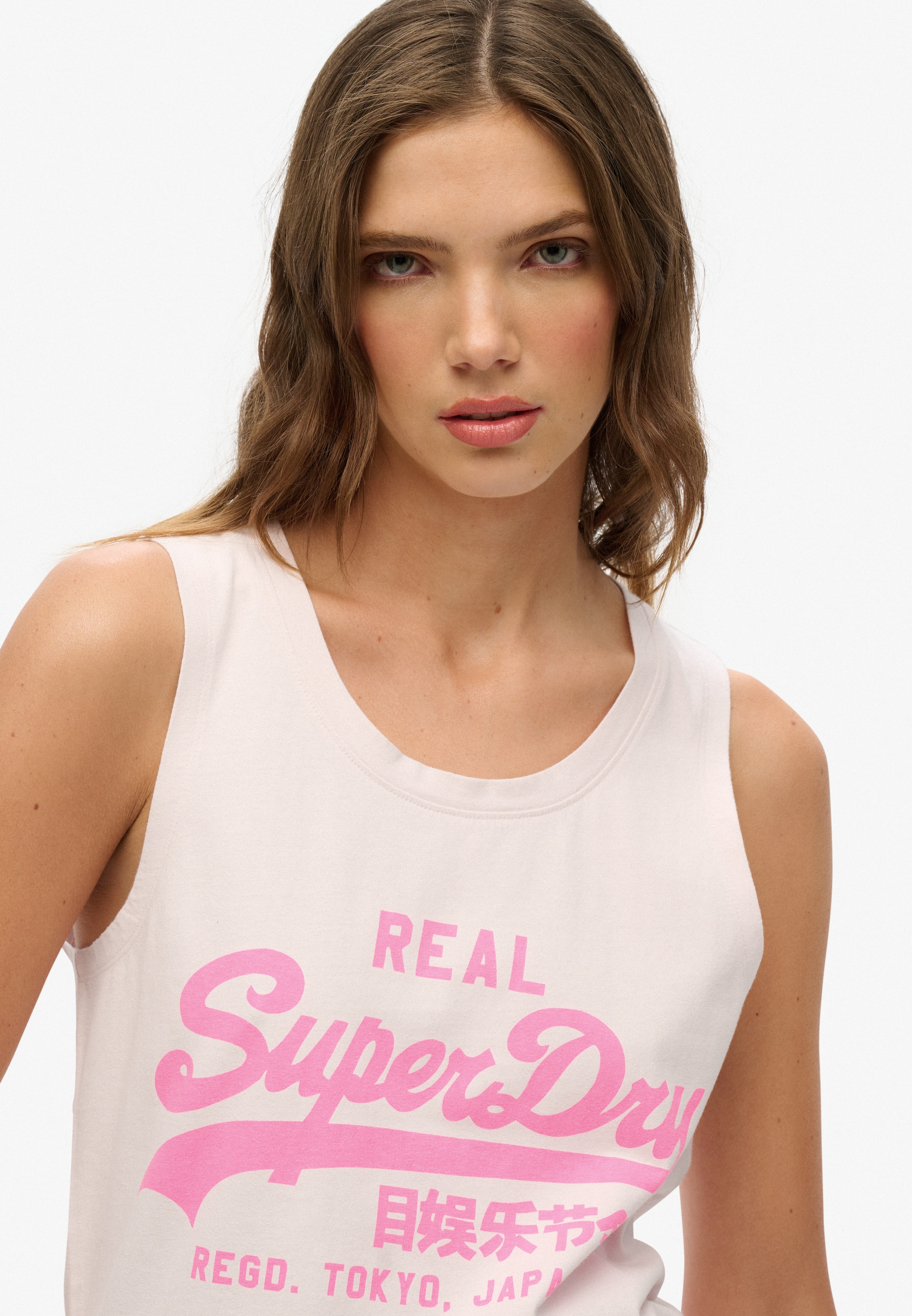 Superdry Tanktop »VL NEON SCOOP NECK TANK«