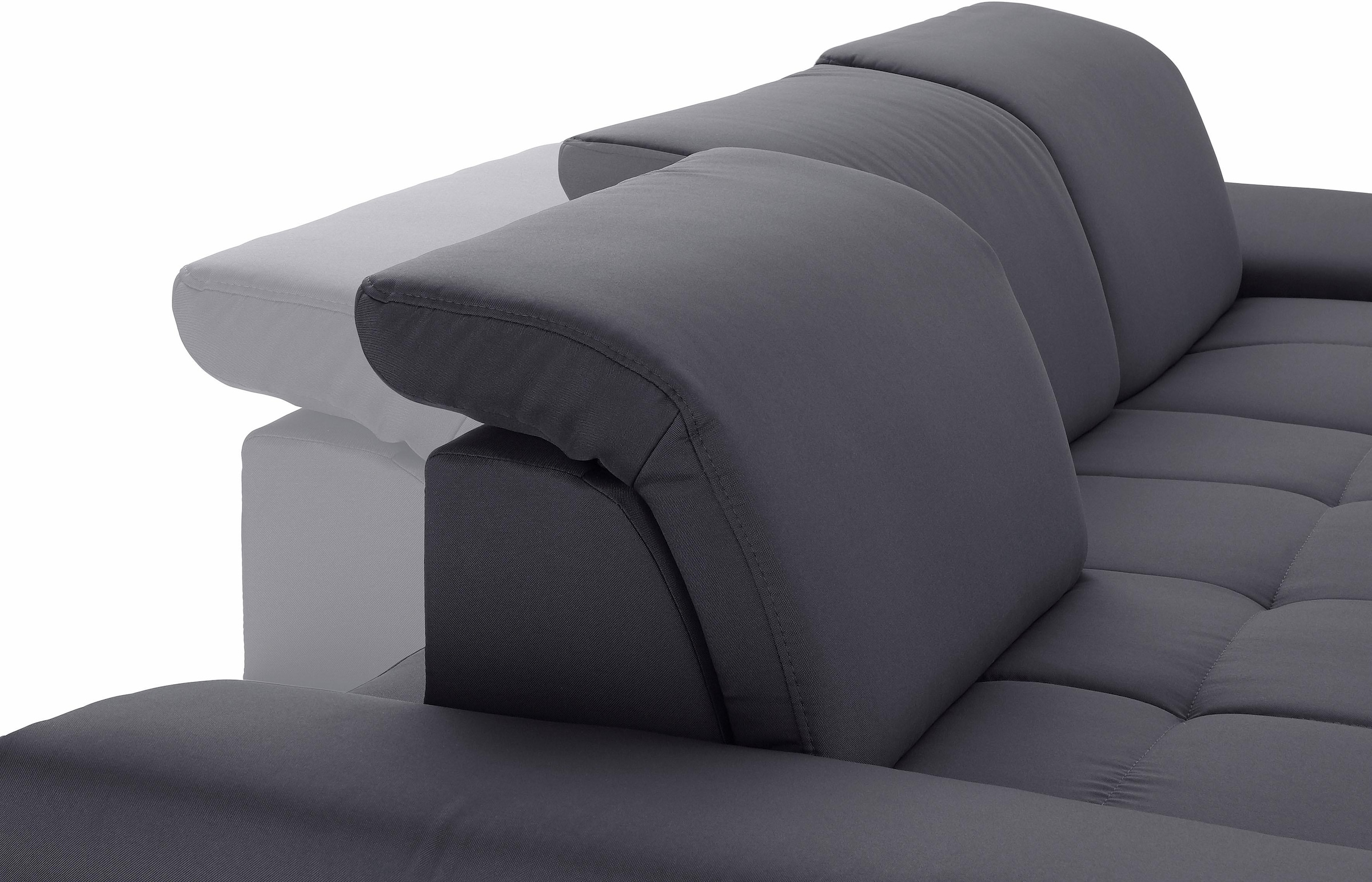 Places of Style Ecksofa »Caluna«, Inkl.Sitztiefenverstellung