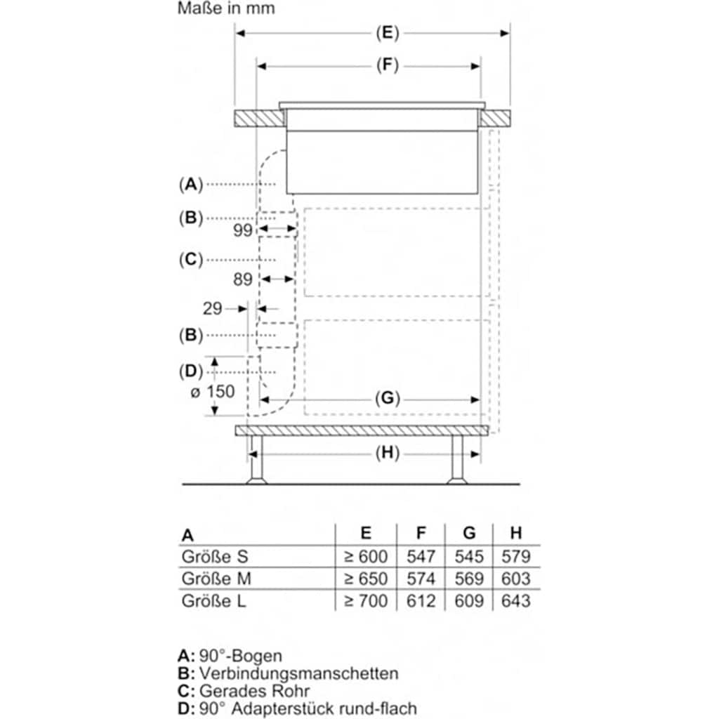 NEFF Induktions-Kochfeld von SCHOTT CERAN® »V58NBS1L0«, V58NBS1L0