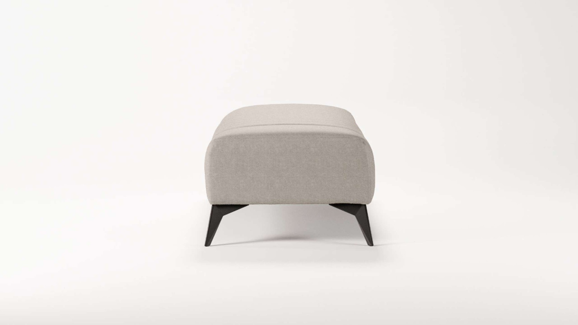 Thumbnail - Places of Style Polsterhocker "MATTHEW Sitzhocker XXL, Maße B/T/H: 140/60/43 cm", Steppung, belastbar bis 180 kg