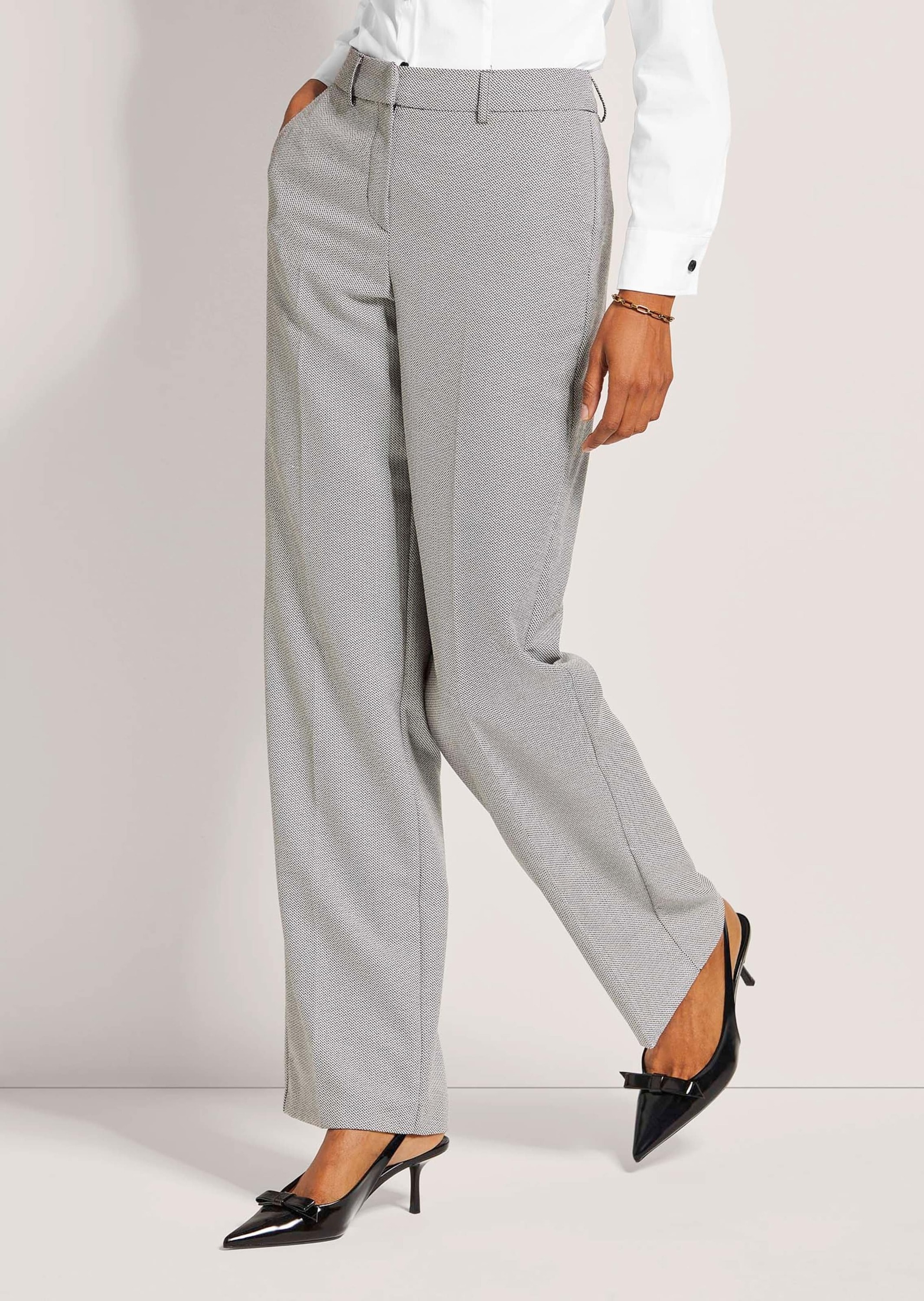 MADELEINE Bügelfaltenhose »Hose Weite Bügelfalten-Hose«