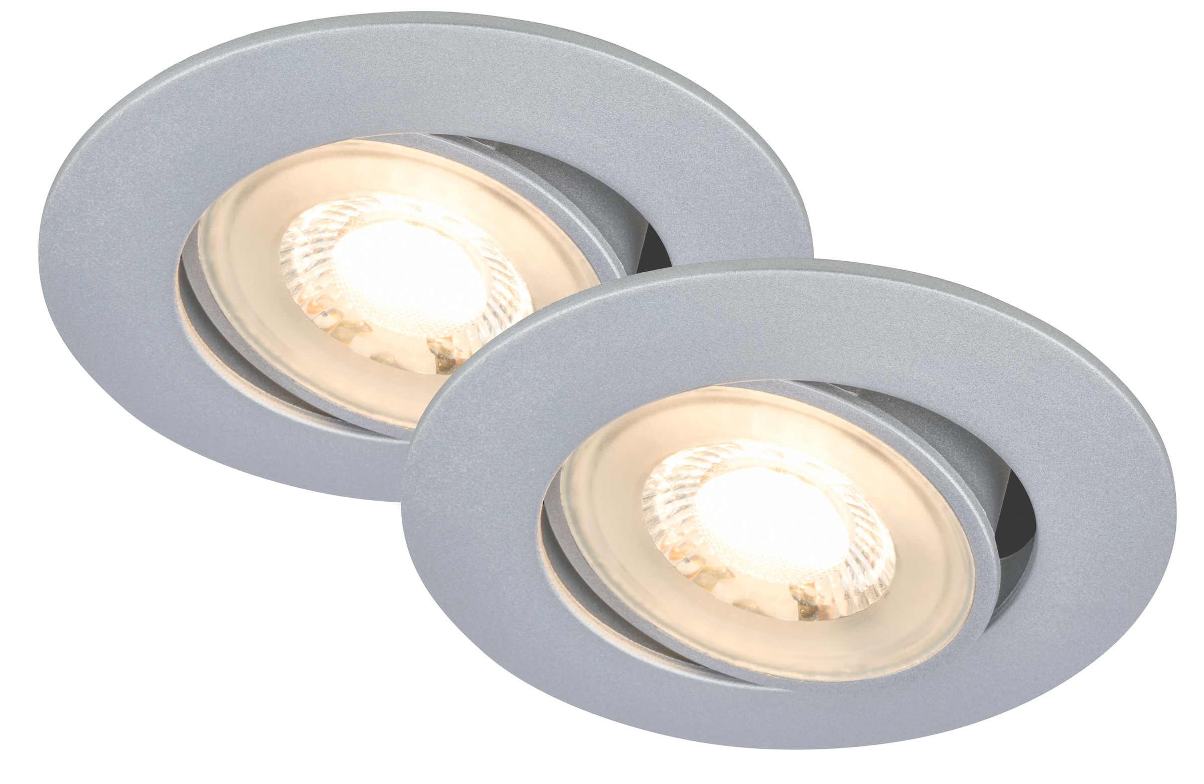 LED Einbauleuchte "BESI 7662024"chrom, matt, BRILONER LEUCHTEN, Leuchten