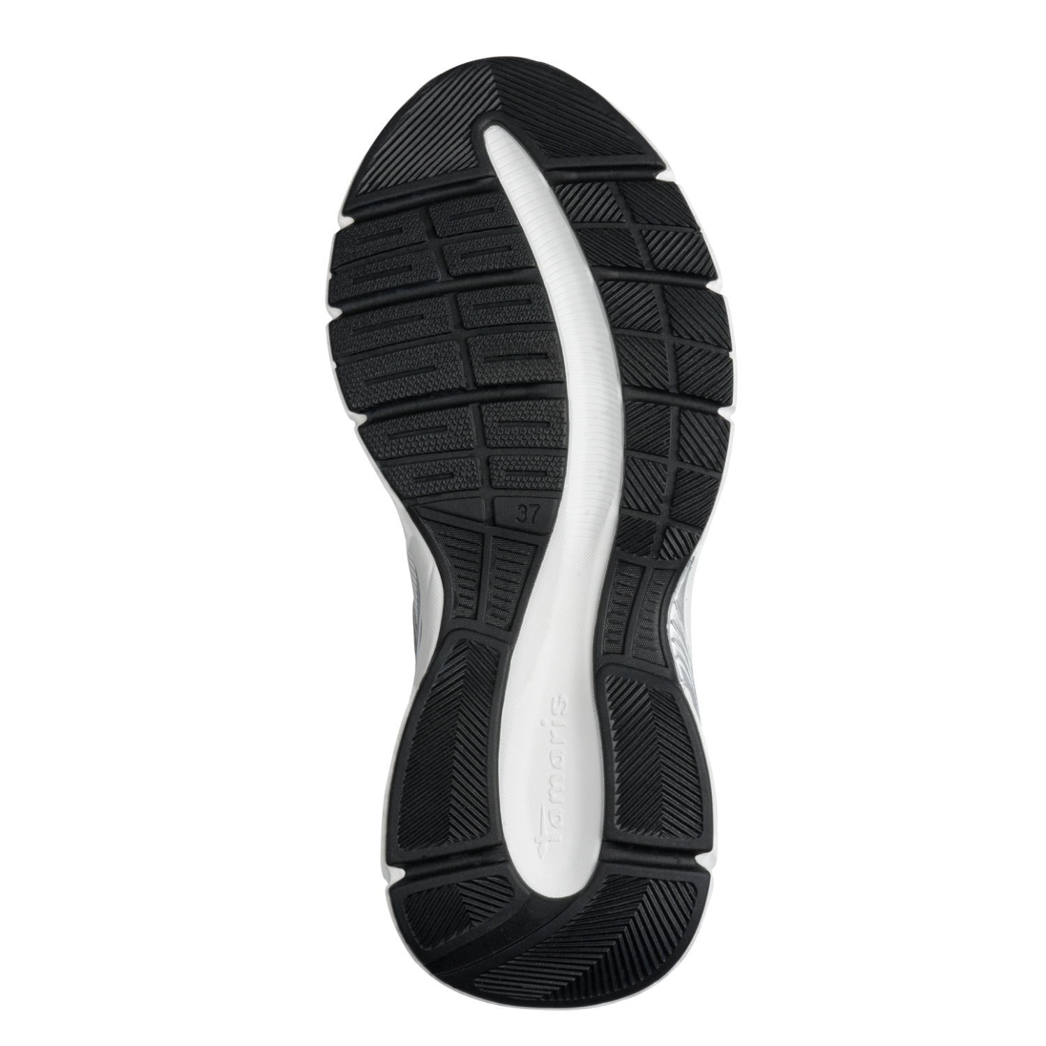 Tamaris Plateausneaker  , Freizeitschuh, Halbschuh, Schnürschuh mit Besätzen in Metallic-Optik