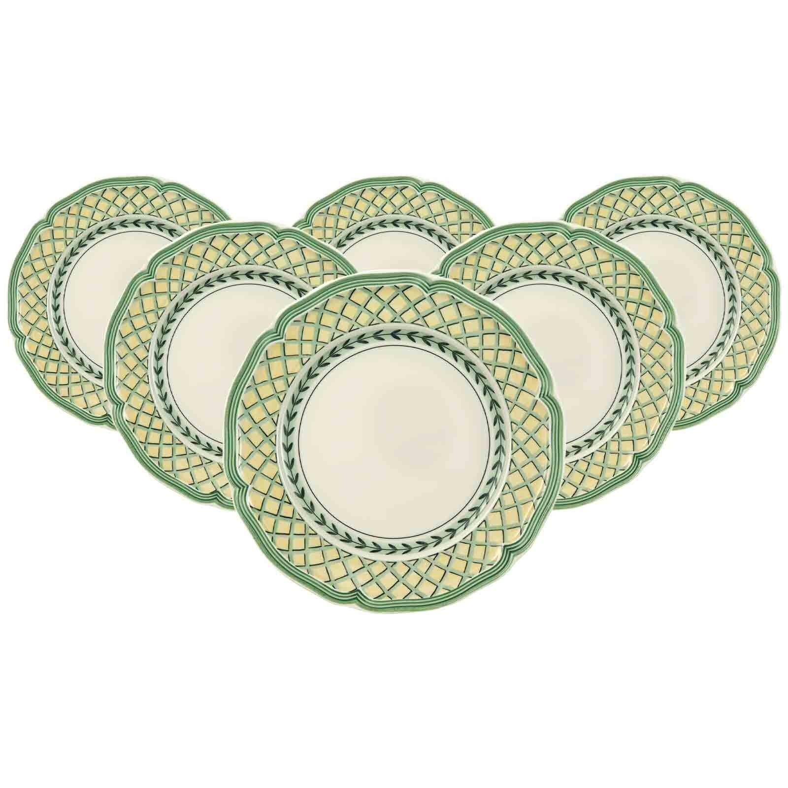 Villeroy & Boch Frühstücksteller "Frühstücksteller French Garden Orange ø 20,7 cm 6er Set bunt"