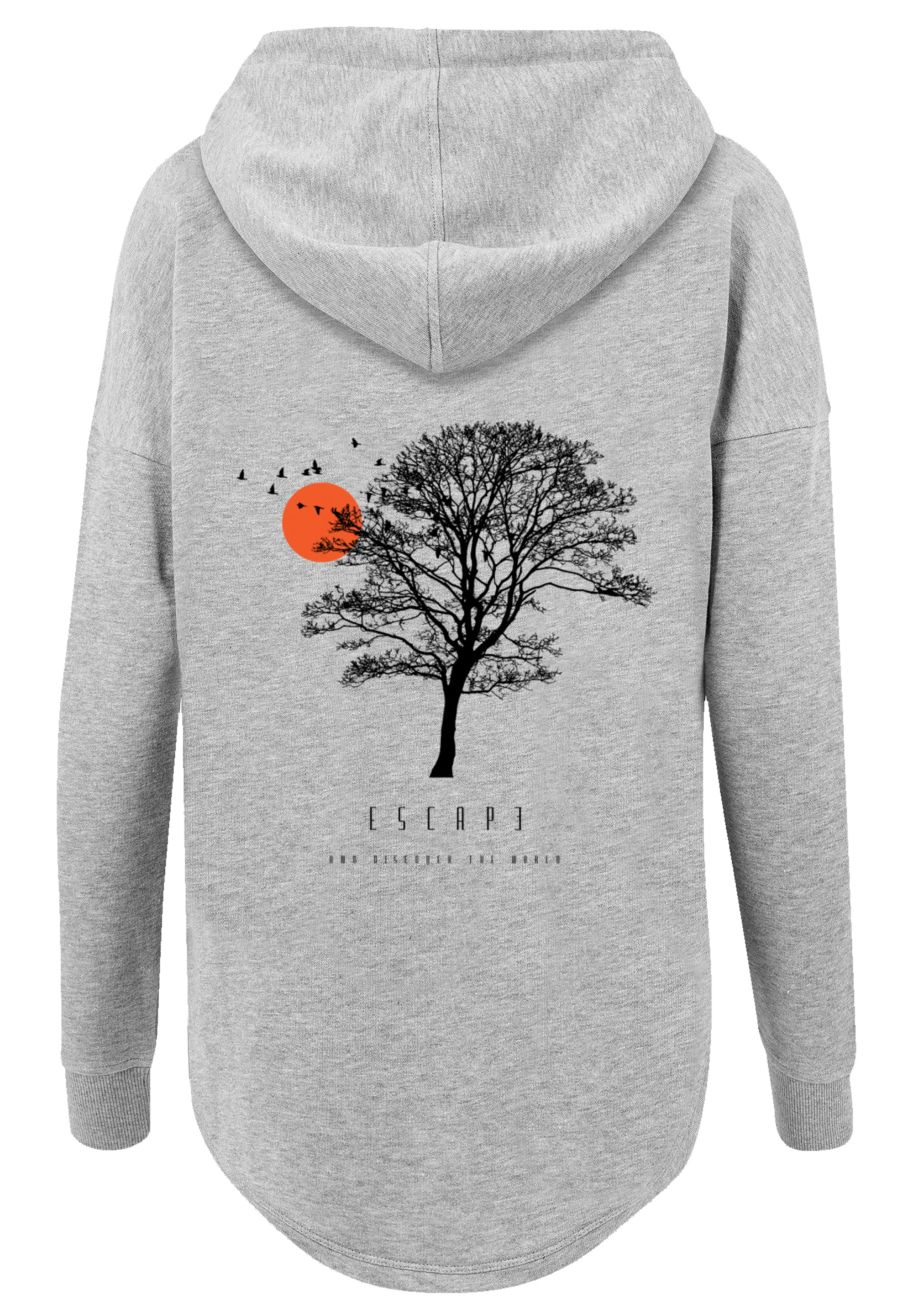 F4NT4STIC Kapuzenpullover »Oversize Escape Discover the World Tree Birds«, Premium Qualität, ESCAPE Collection