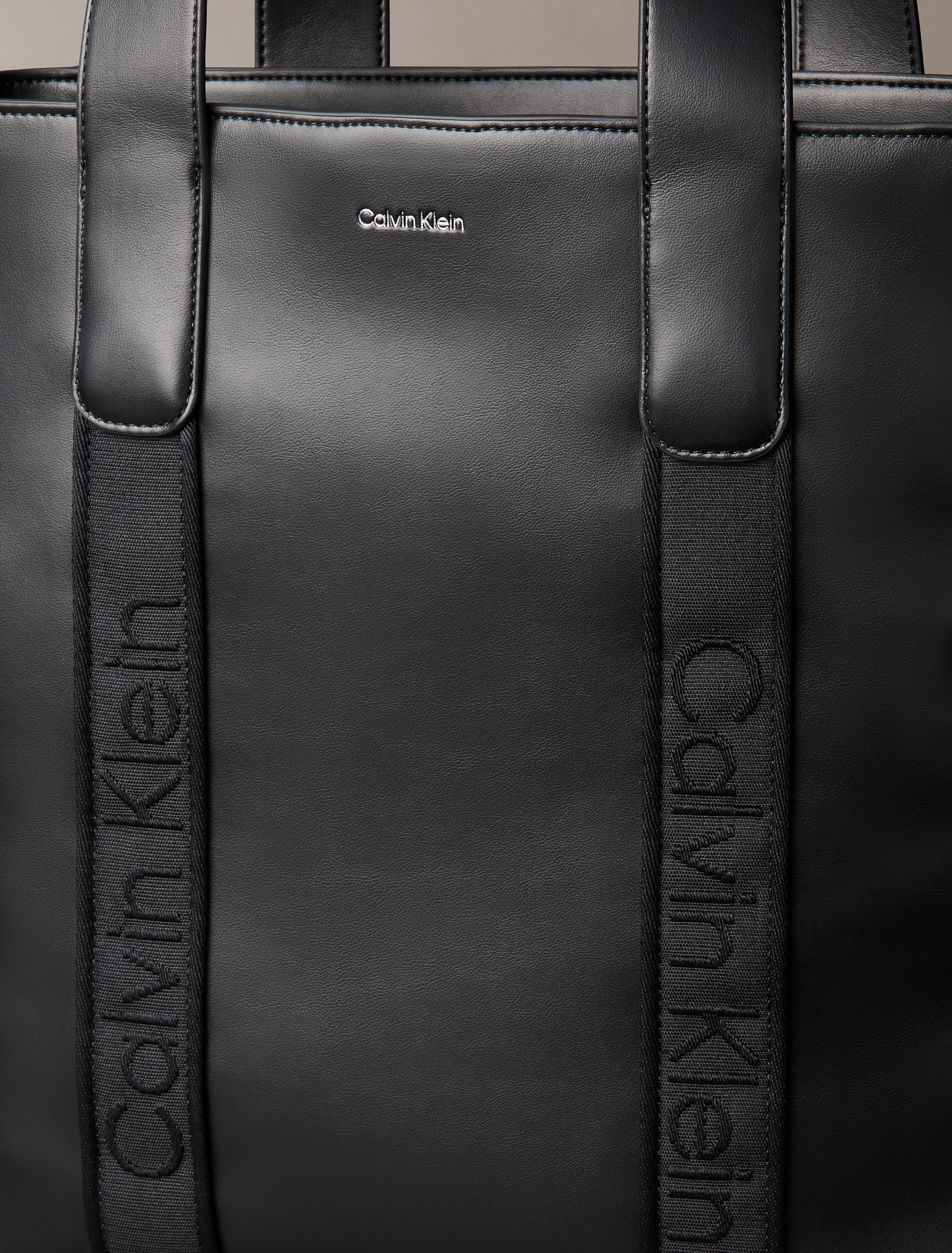 Calvin Klein Tragetasche »WEBBING STRAP TOTE«, Henkeltasche, Schultertasche, Handtasche Damen