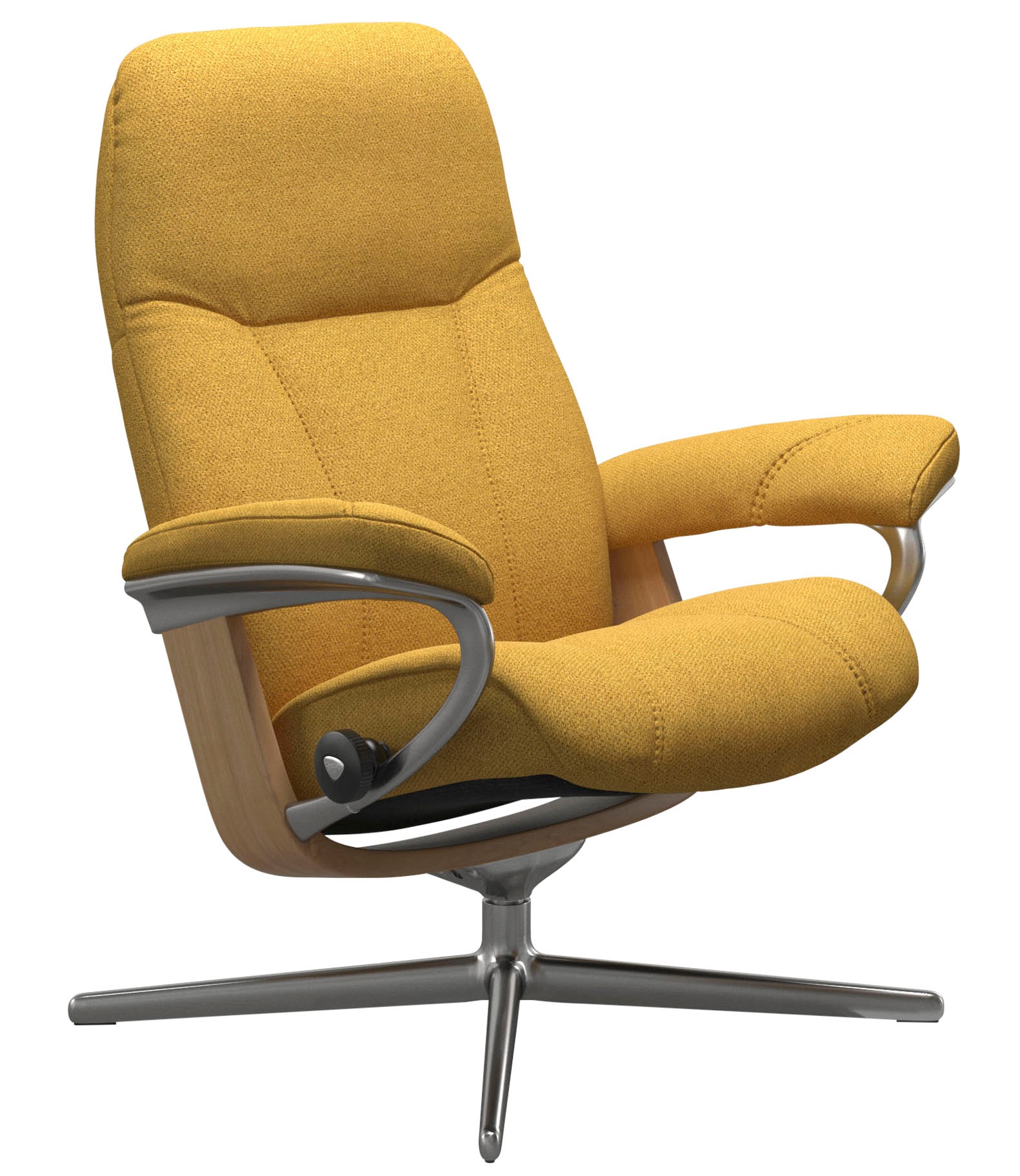 Stressless® Relaxsessel »Consul«, mit Cross Base, Größe S, M & L, Holzakzent Eiche