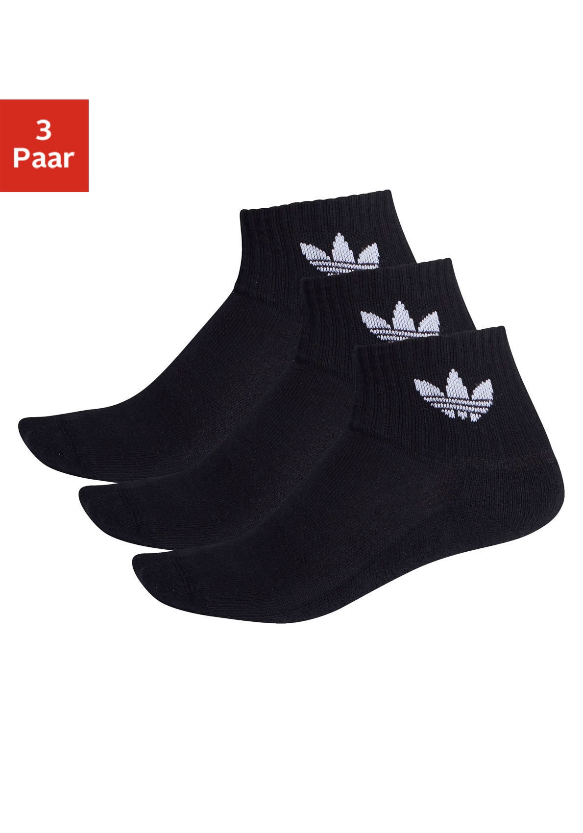 adidas Originals Sportsocken "1/4 SOCKS 3P", (3 Paar) günstig online kaufen
