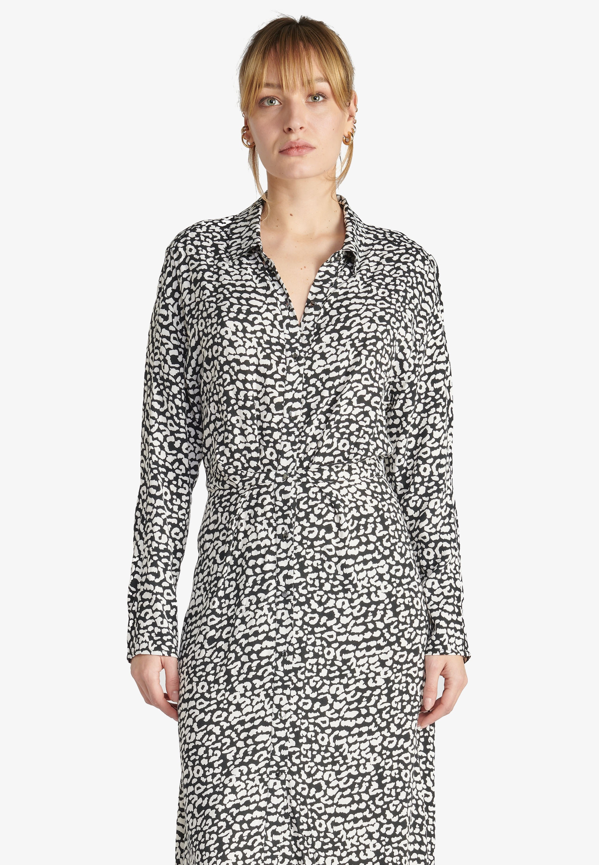 Le Temps Des Cerises Jerseykleid »ABYSS«, mit trendigem Allover-Muster