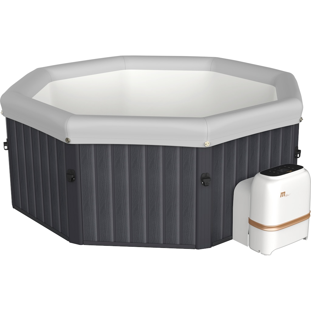 GardWell Whirlpool »Octa«, (Set), selbstaufblasend, 138 Luftdüsen, BxLxH: 193x193x73 cm, für 6 Personen