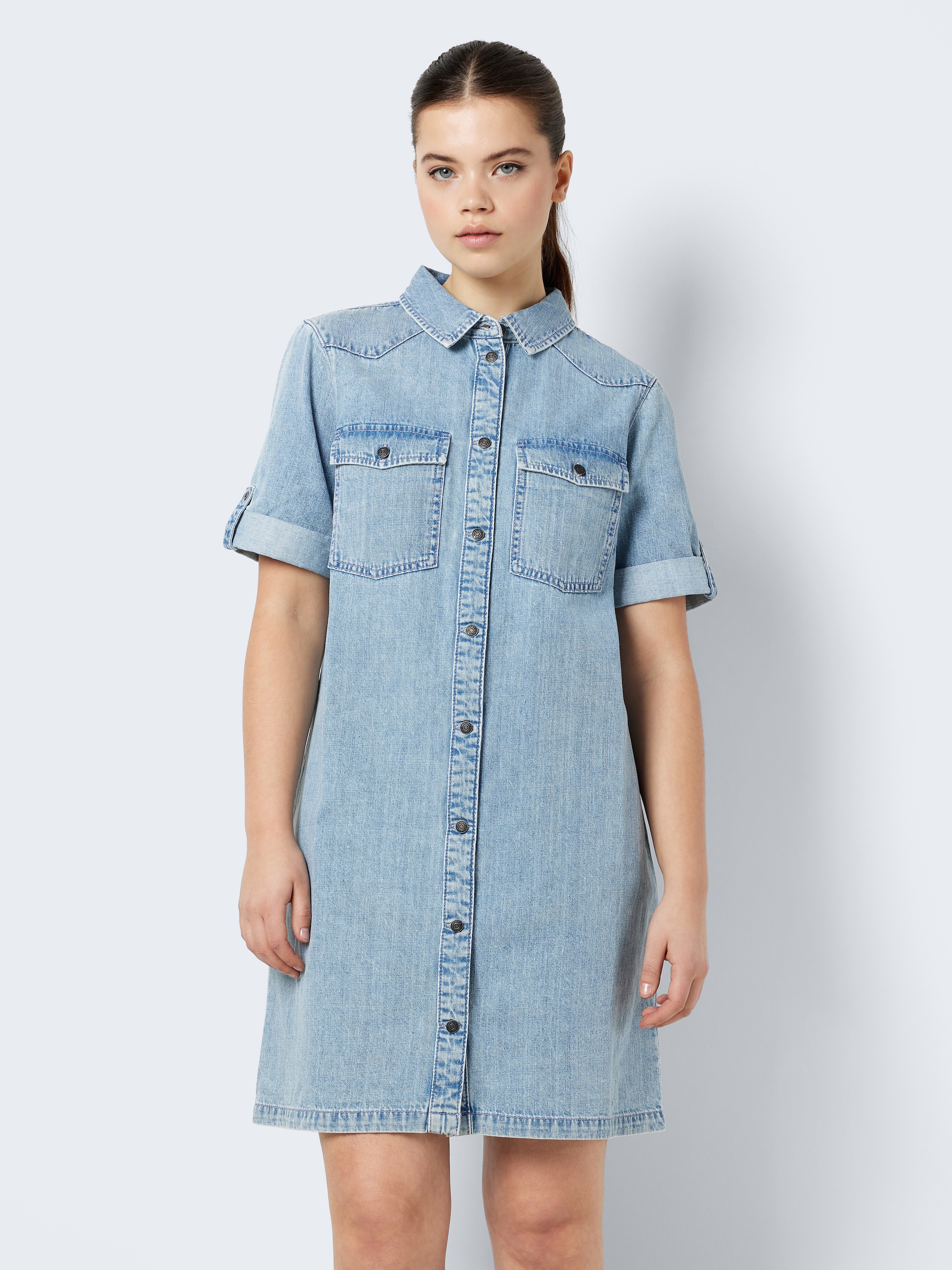 Noisy may Jeanskleid »NMNEW SIGNE S/S DENIM DRESS VI003LB NOOS«