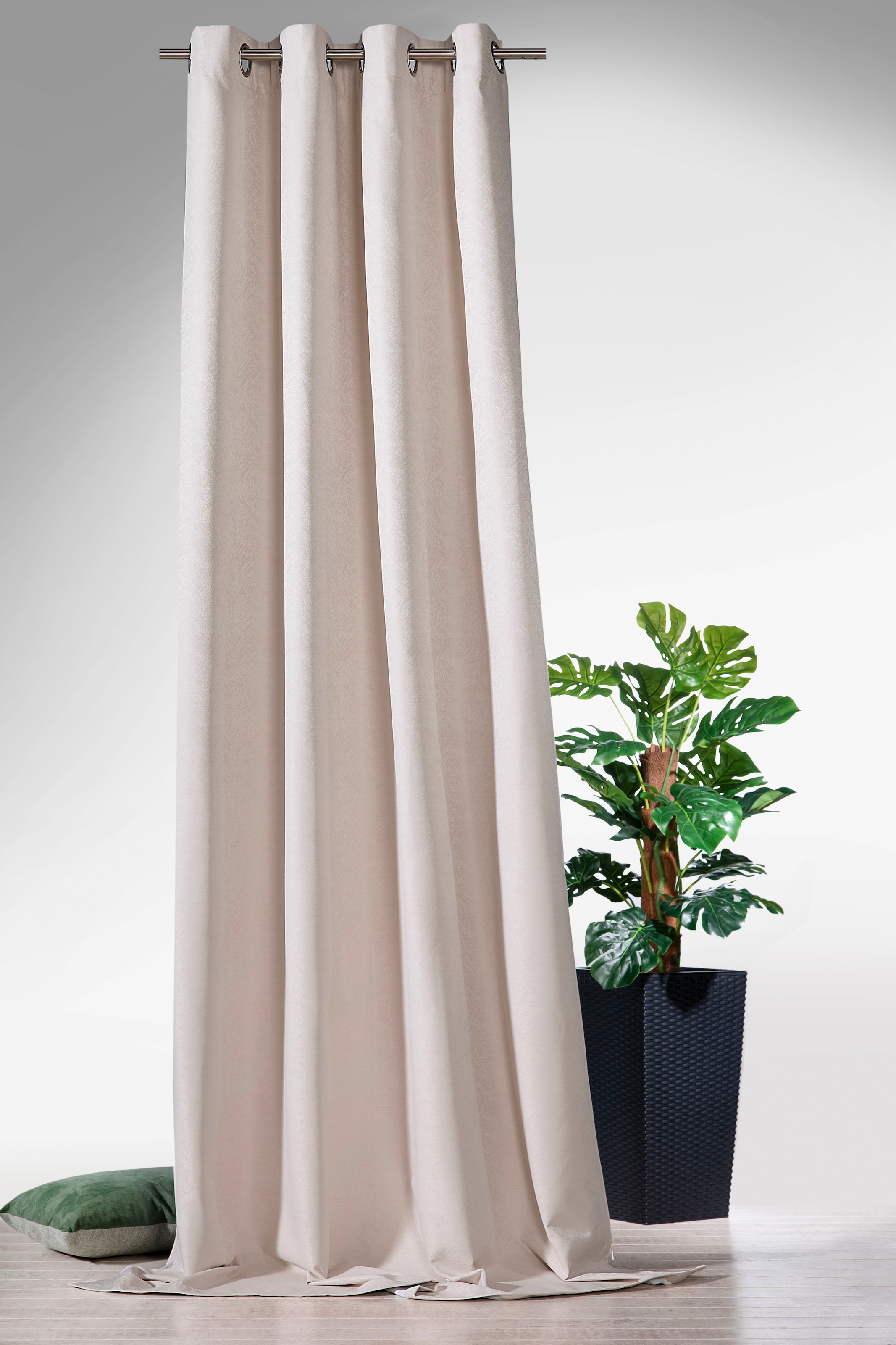 Weckbrodt Vorhang "Lucca" Ösen 1 Stk. tlg. Jacquard, blickdicht, Thermo, Ve günstig online kaufen