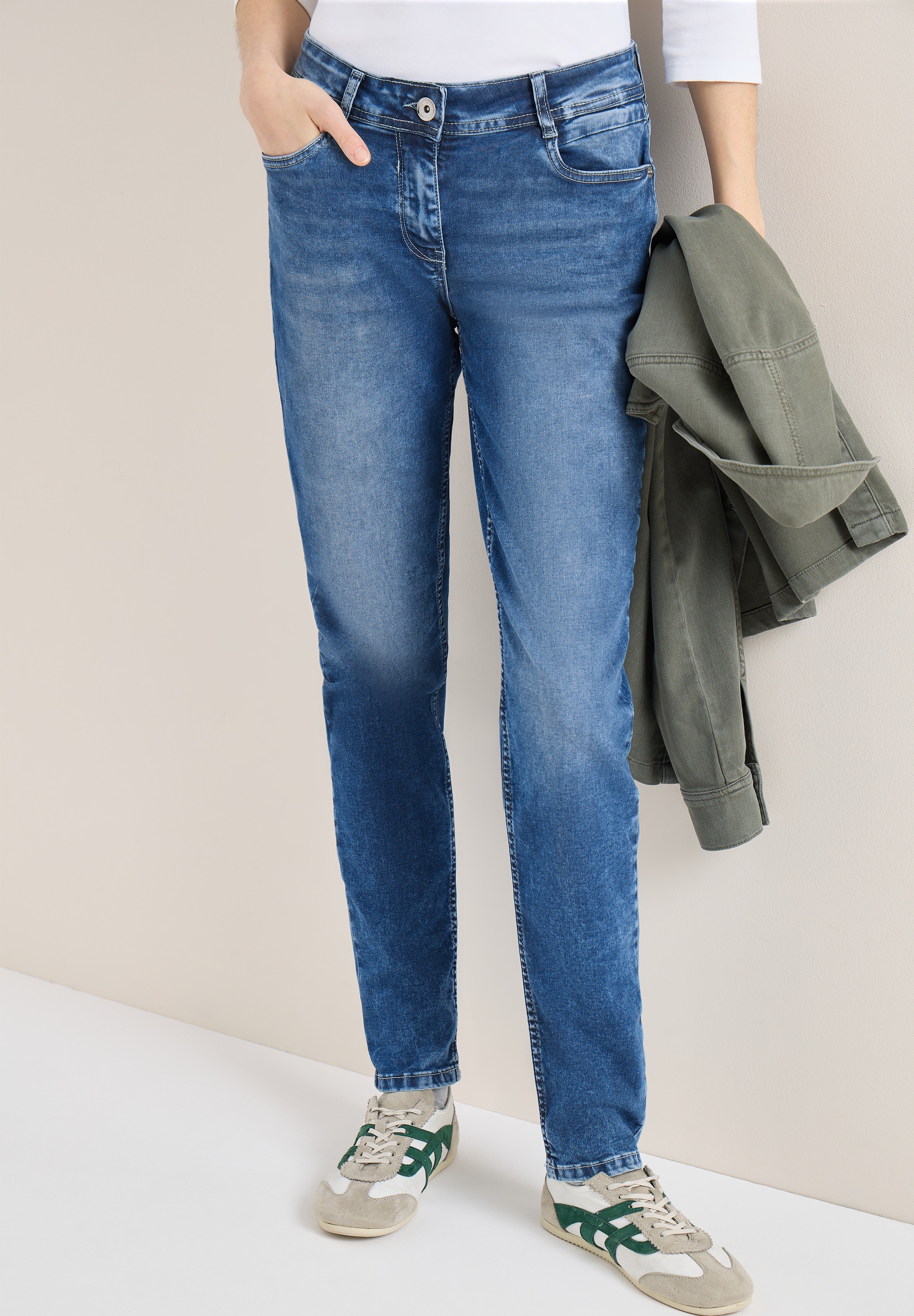Cecil Comfort-fit-Jeans Middle Waist günstig online kaufen
