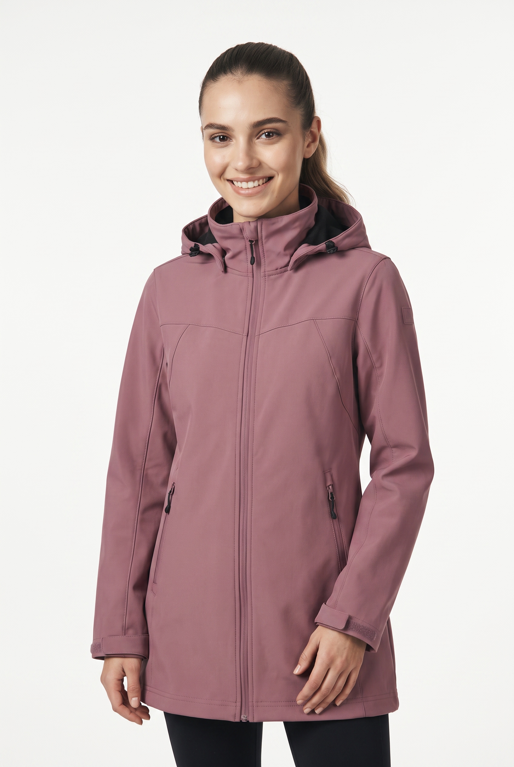 Icepeak Softshelljacke "ICEPEAK BRENHAM" mit Kapuze Winddicht & Wasserabweisend & Atmungsaktiv