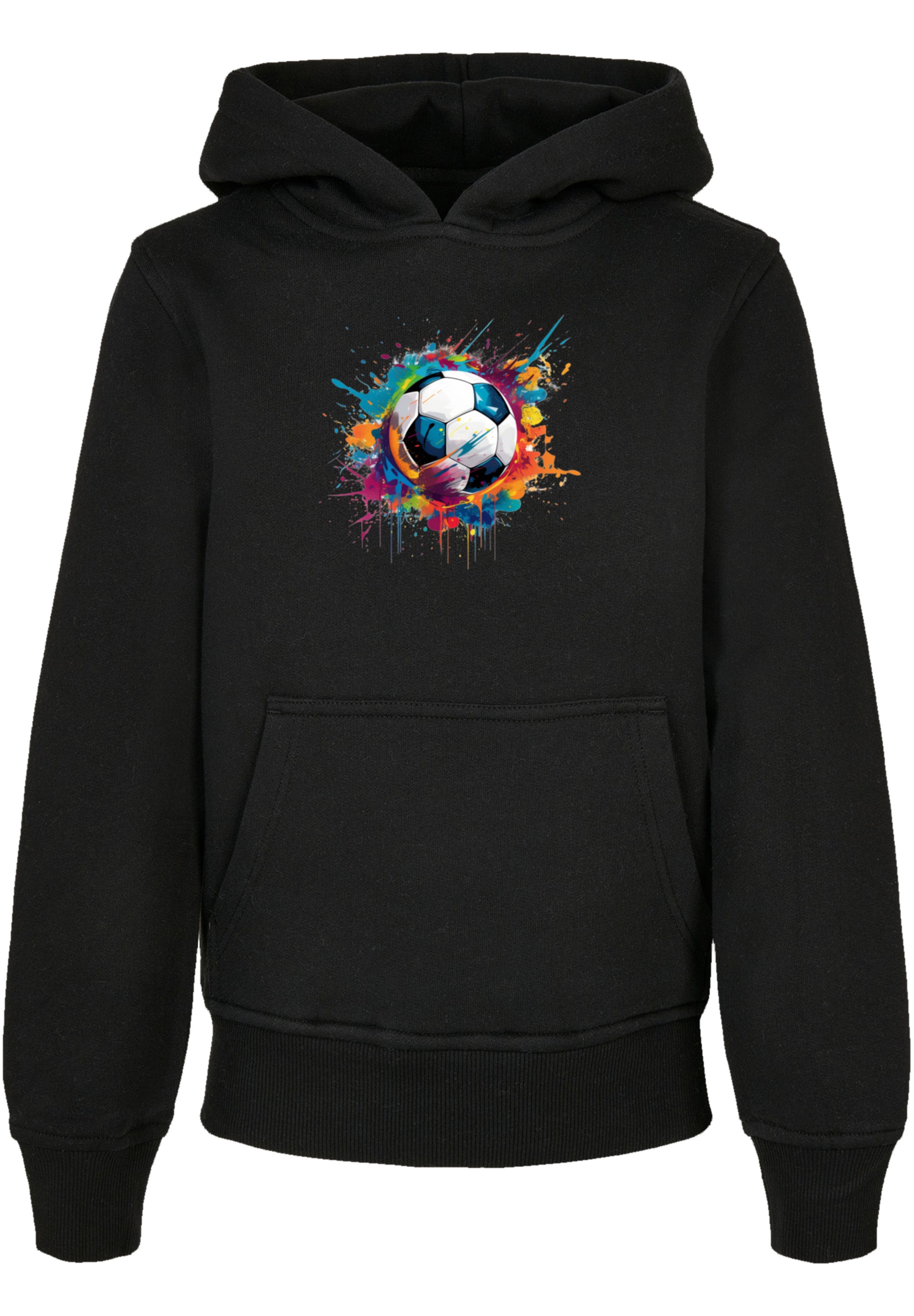 F4NT4STIC Kapuzenpullover »Fußball Bunt Splash«, Premium Qualität